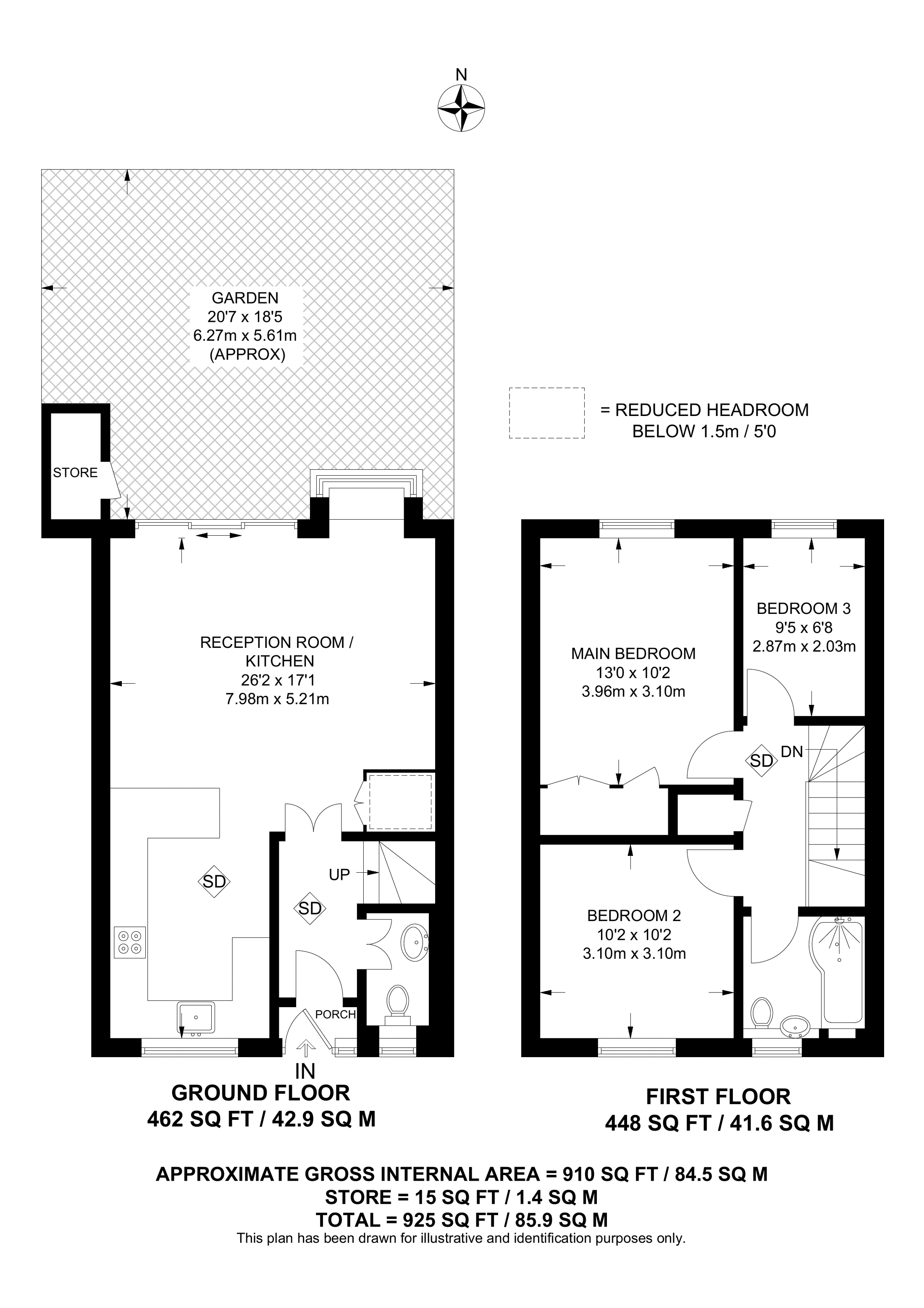 Langley Lane, Vauxhall, London SW8, 3 bedroom property to rent