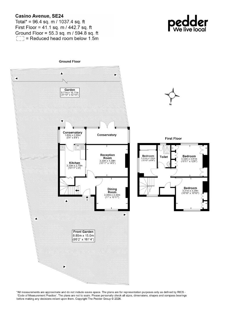 Casino Avenue, London floorplan