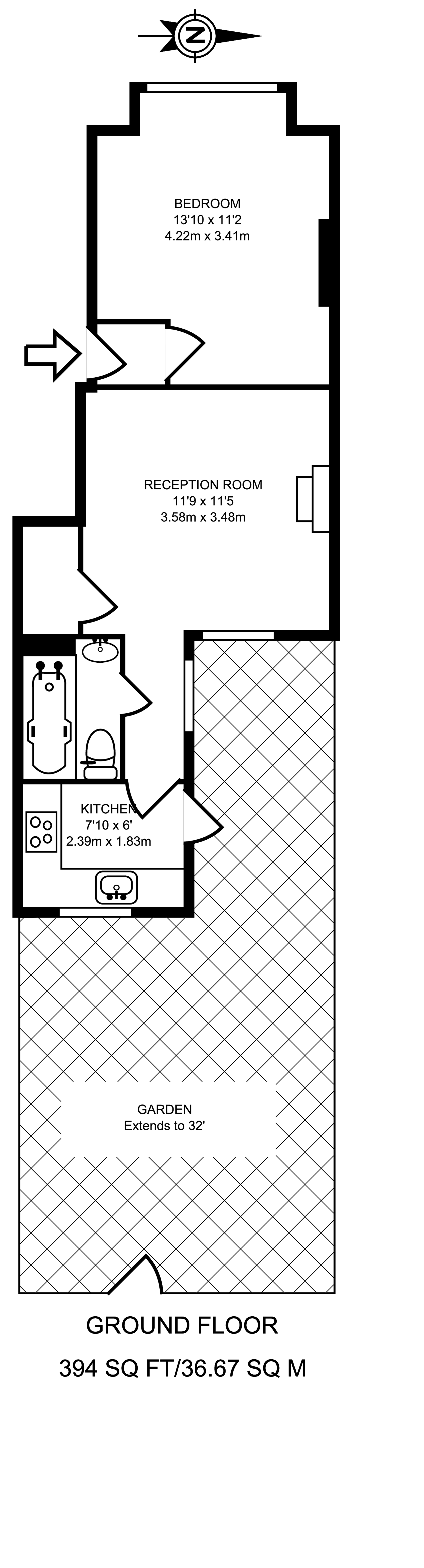 Hotham Road, South Wimbledon floorplan