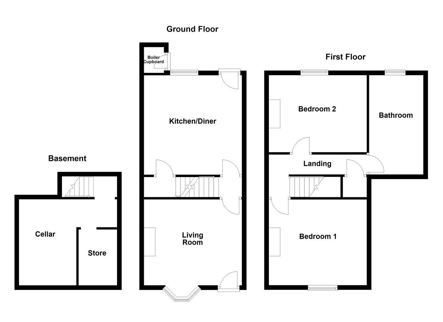 66, Woodcock Street, Wakefield floorplan