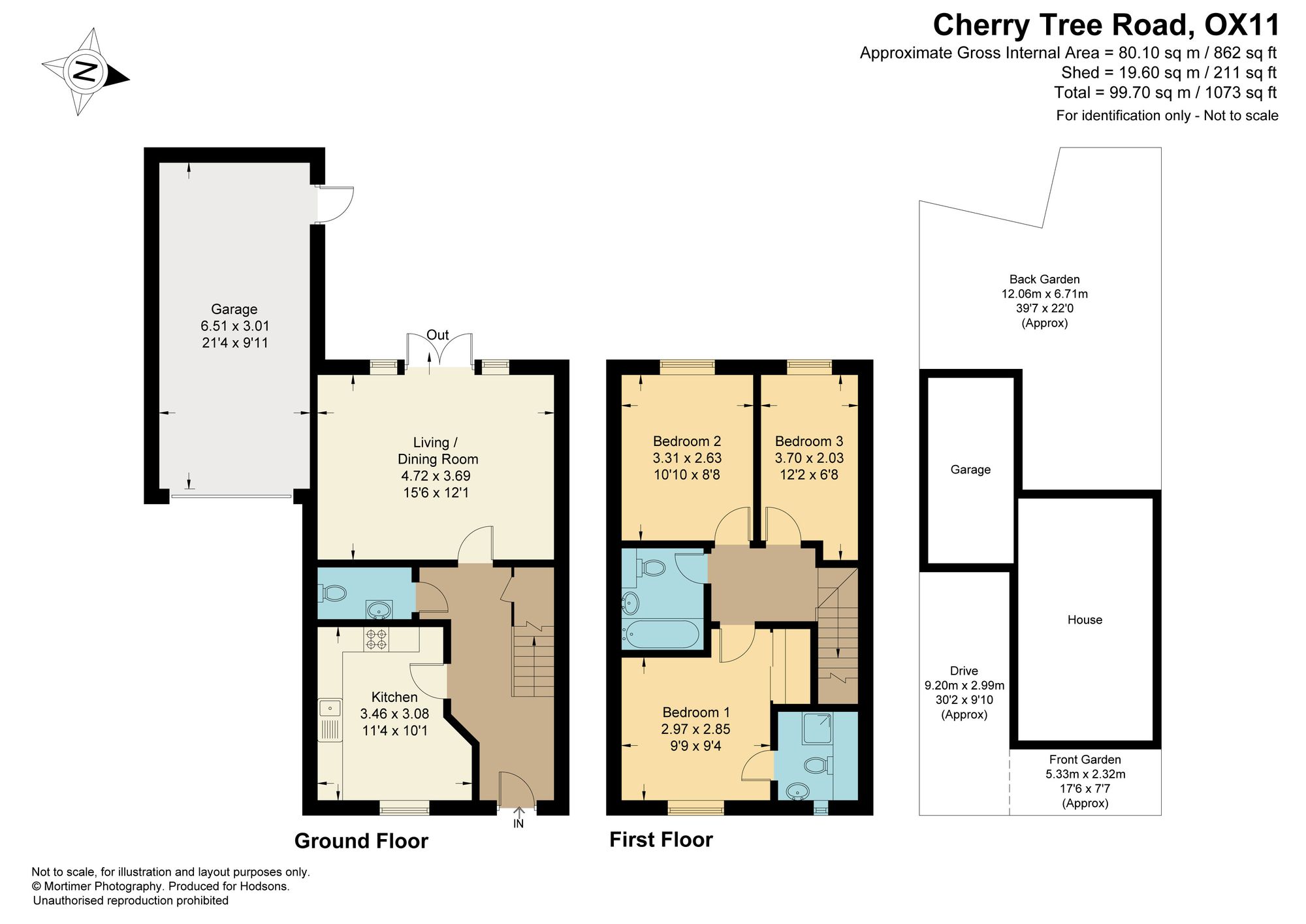 87 Cherry Tree Road, Didcot floorplan