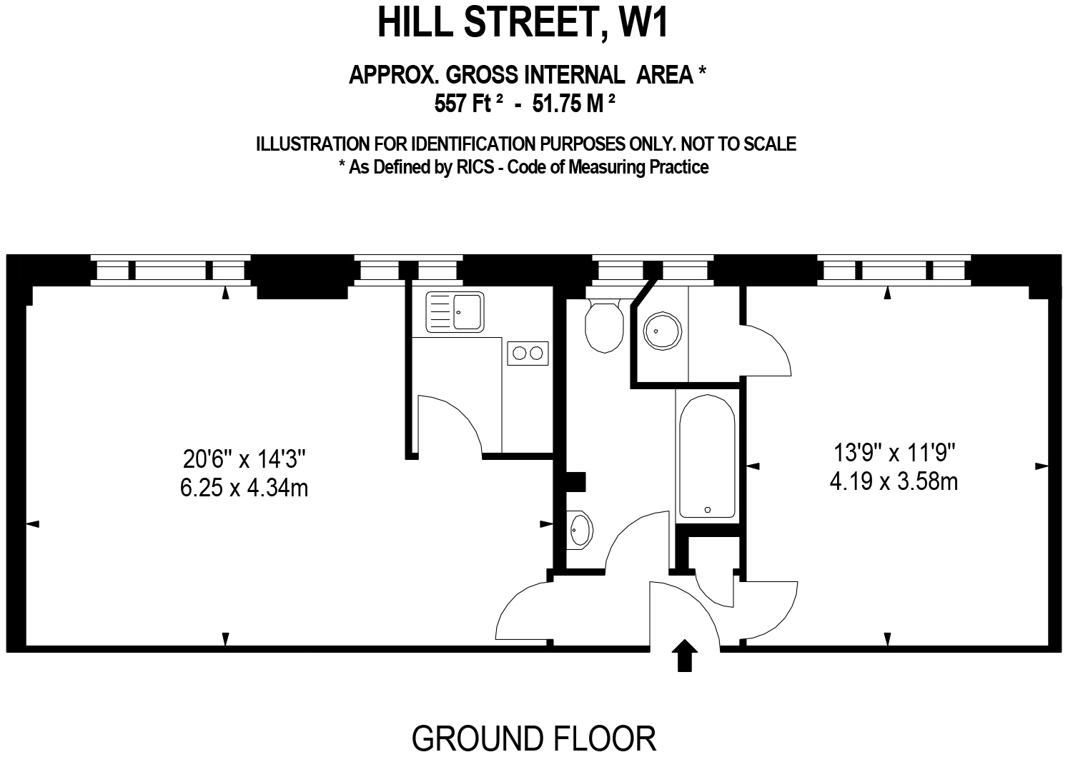 1 Bedrooms Flat to rent in Hill Street, Mayfair W1J