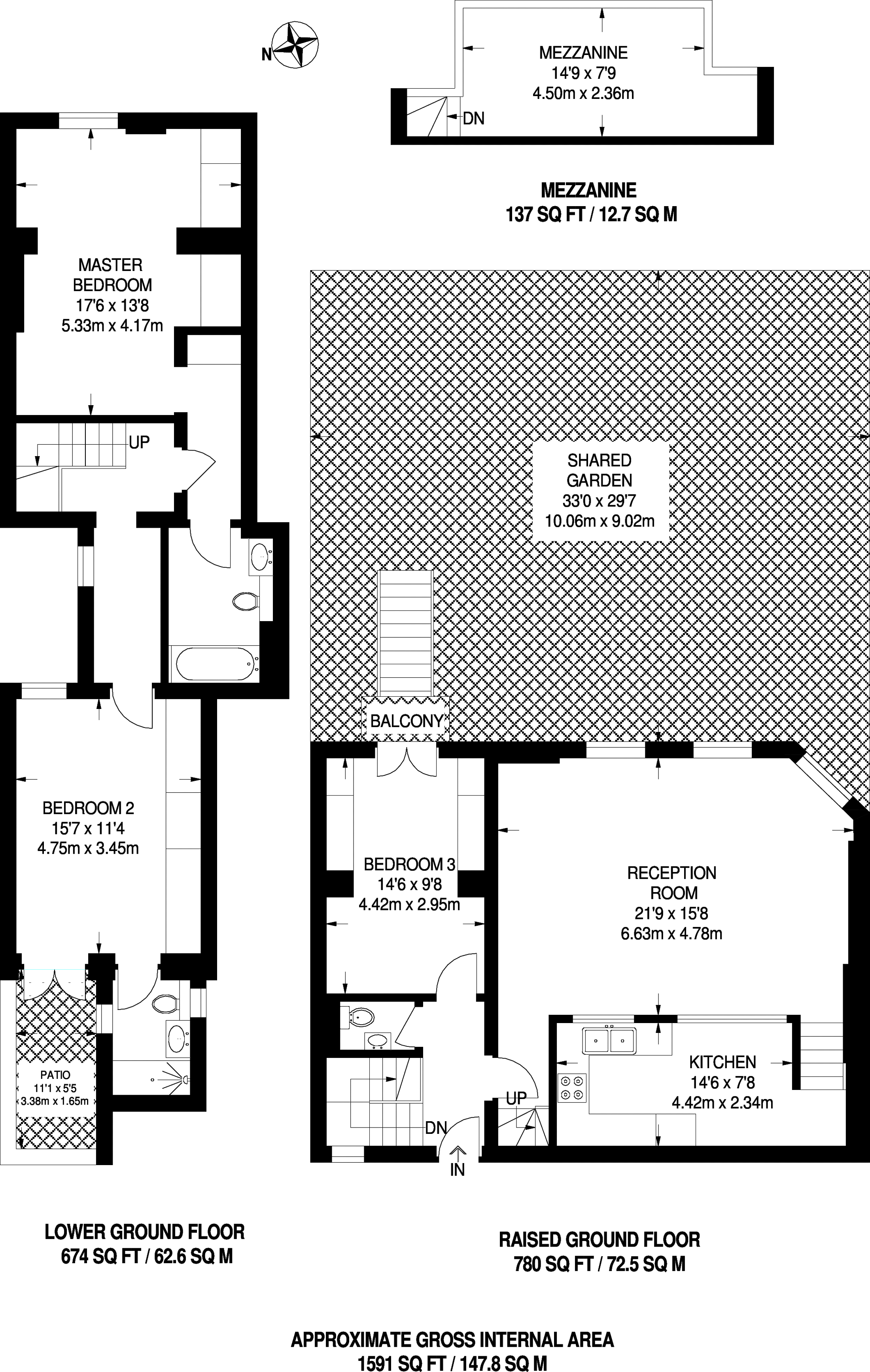 3 Bedrooms Flat to rent in Warrington Crescent, Little Venice W9