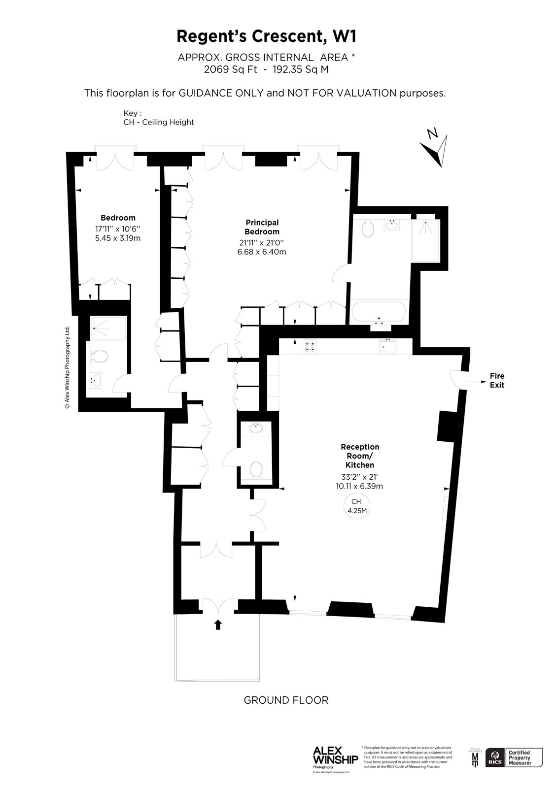 Apartment 27, 23, Park Crescent, London floorplan