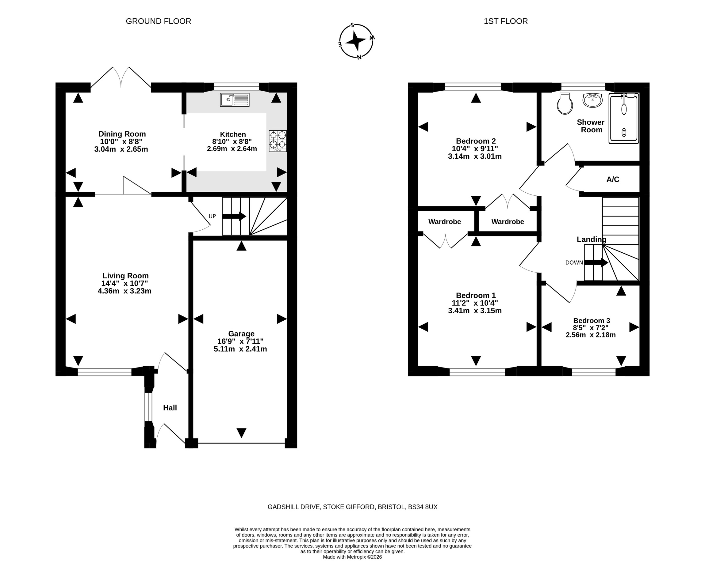 20 Gadshill Drive, Bristol floorplan