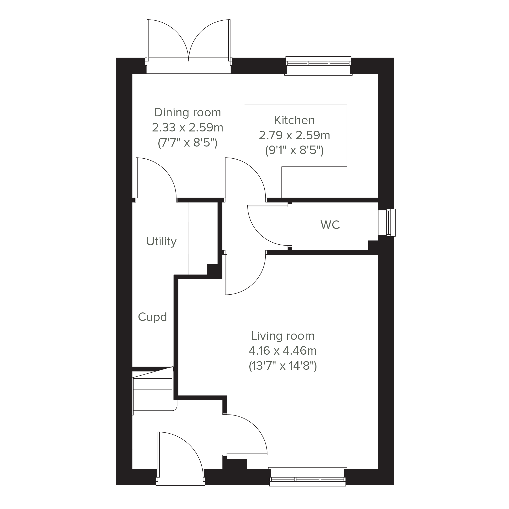163, Glasshouse Lane, Kenilworth floorplan