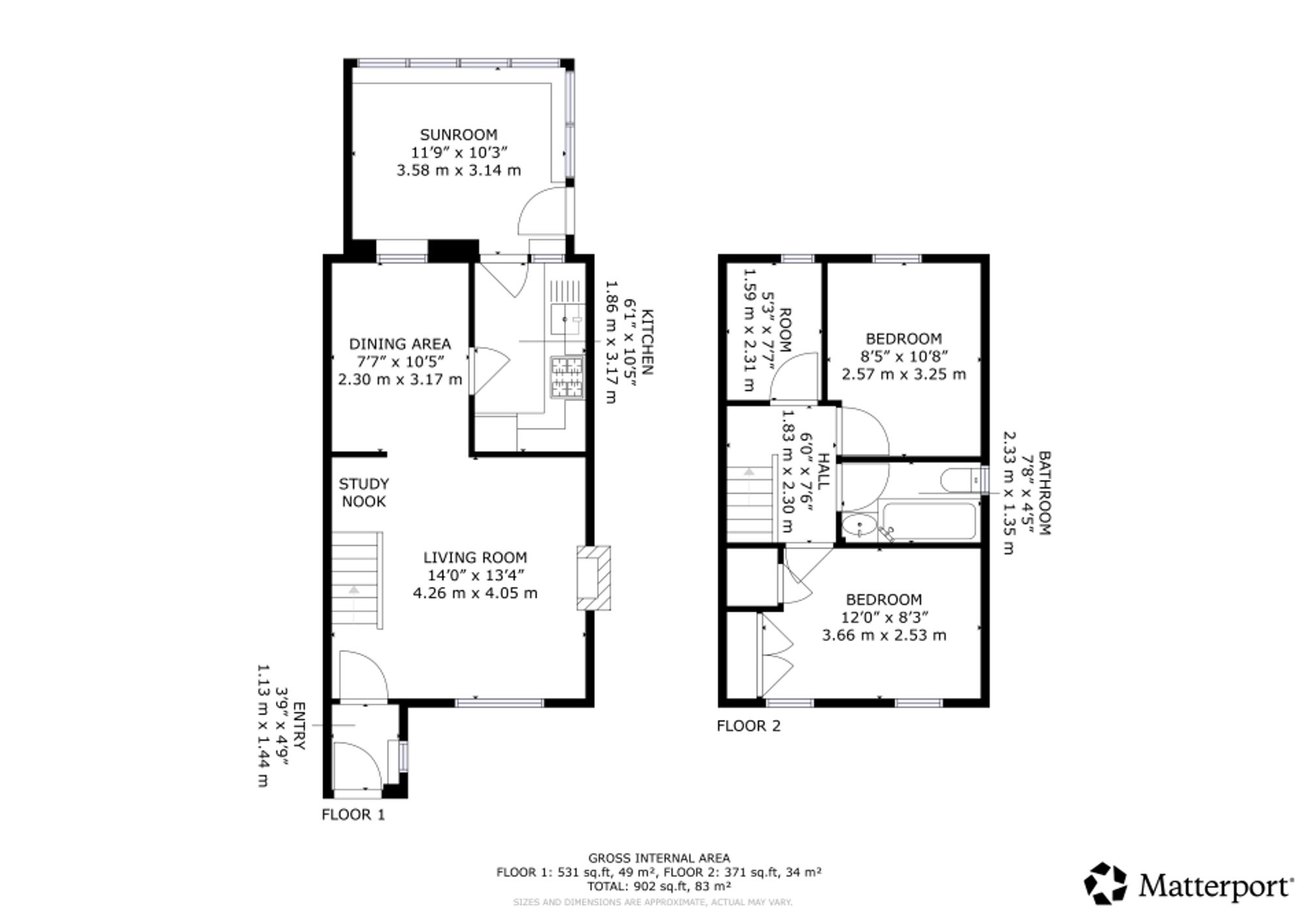 18 Harris Close, Glasgow floorplan