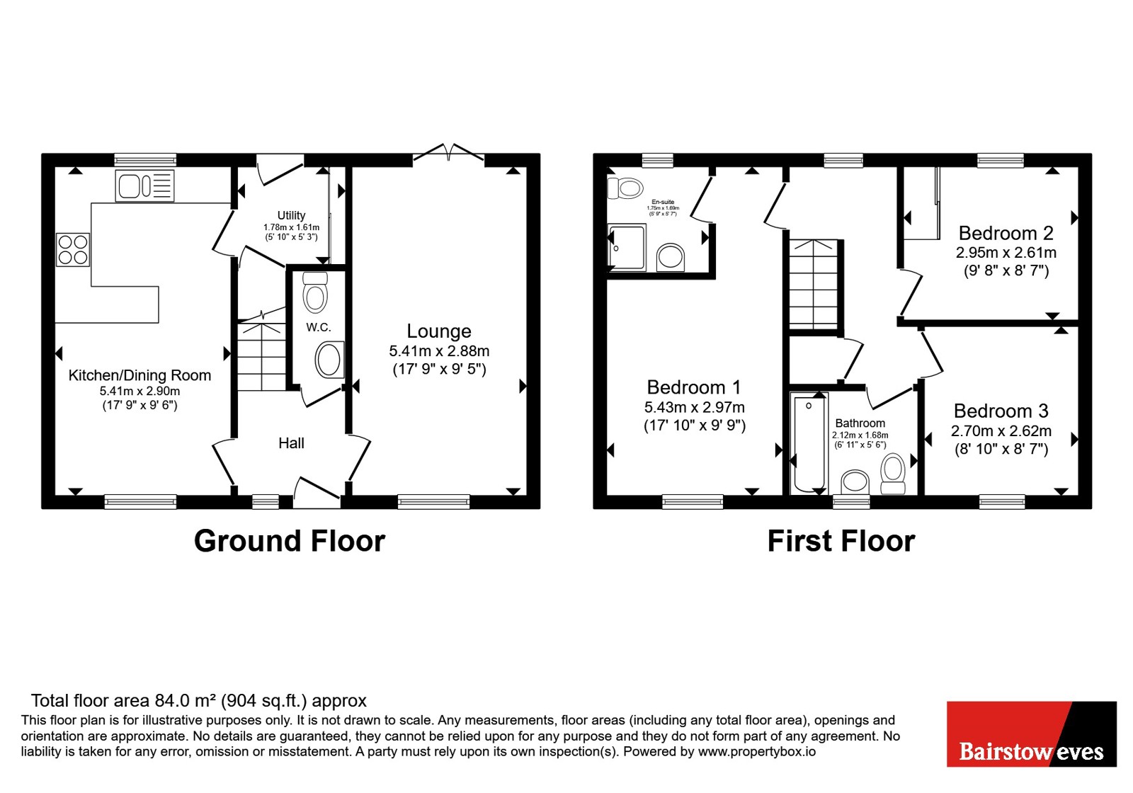 59, St. Bedes Drive, Lincolnshire floorplan