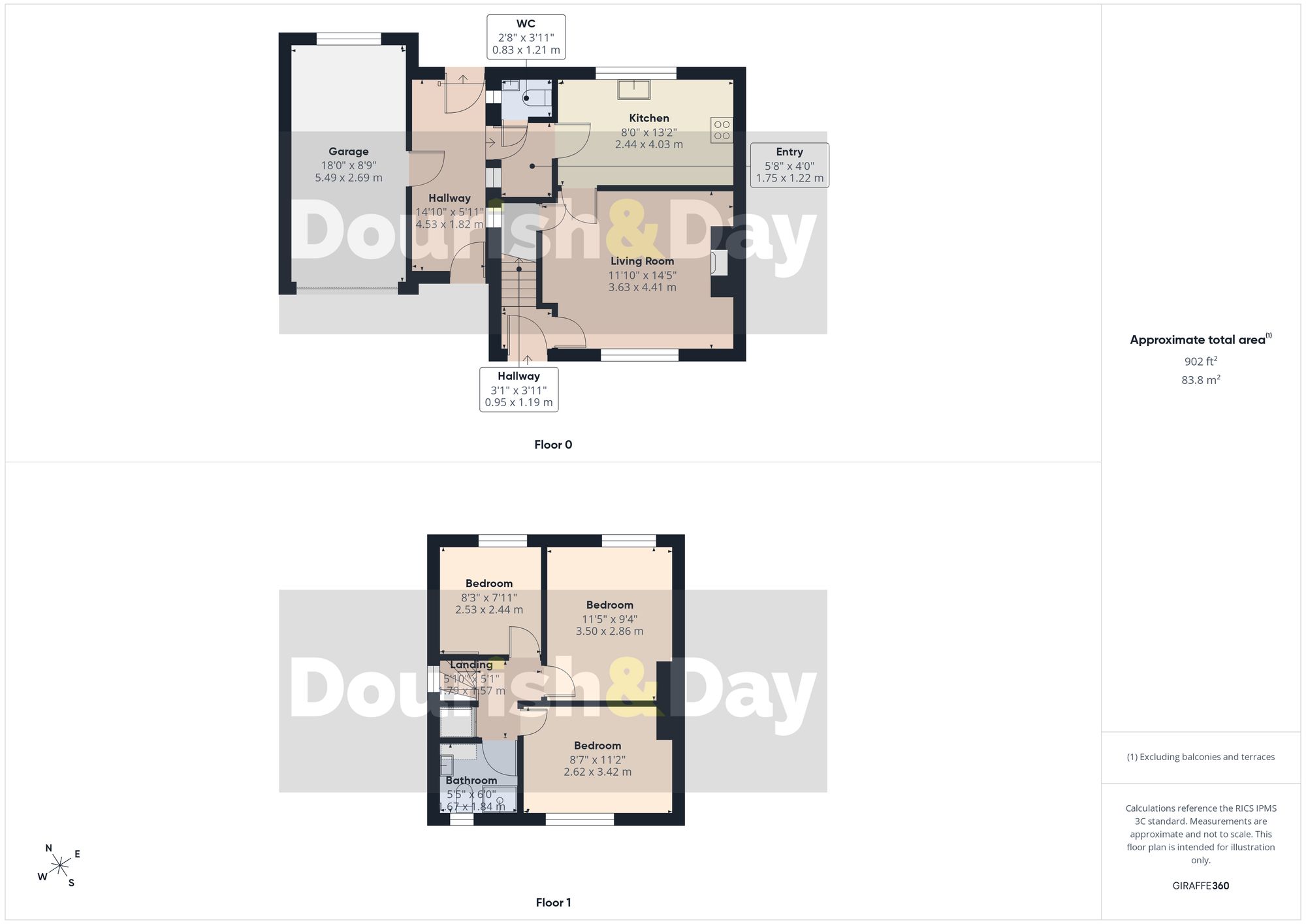 2 Talbot Crescent, Whitchurch floorplan
