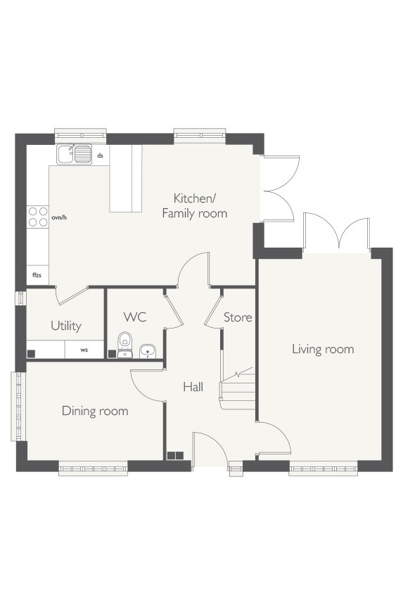 243, Higham Lane, Nuneaton floorplan