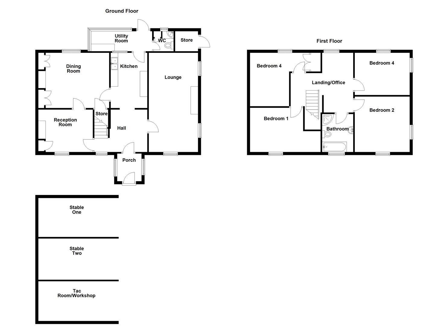 4, Gorses, Bury floorplan