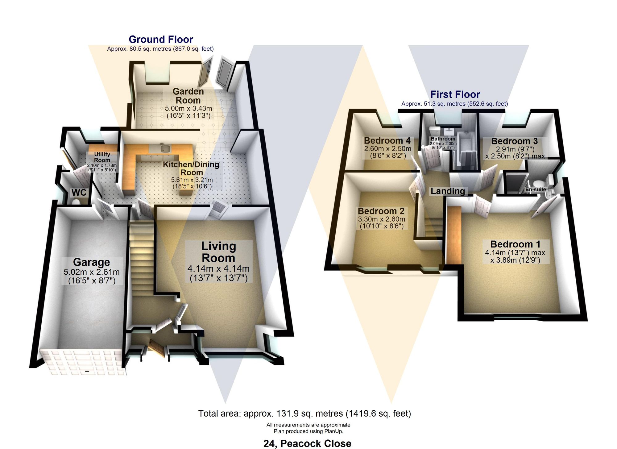 24 Peacock Close, Sheffield floorplan