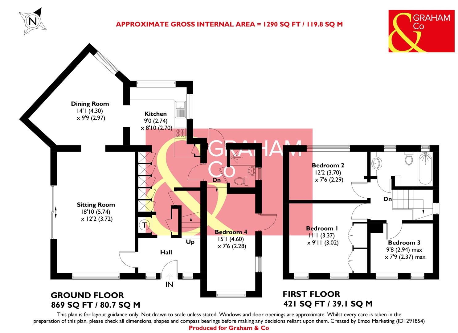 10, Manor Close, Andover floorplan