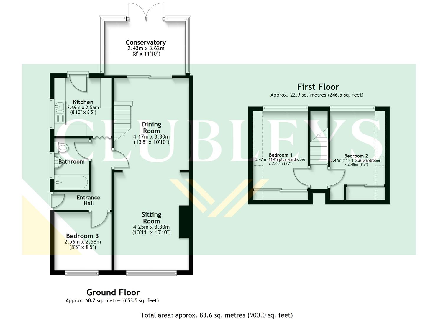 14, Roman Avenue North, Stamford Bridge floorplan