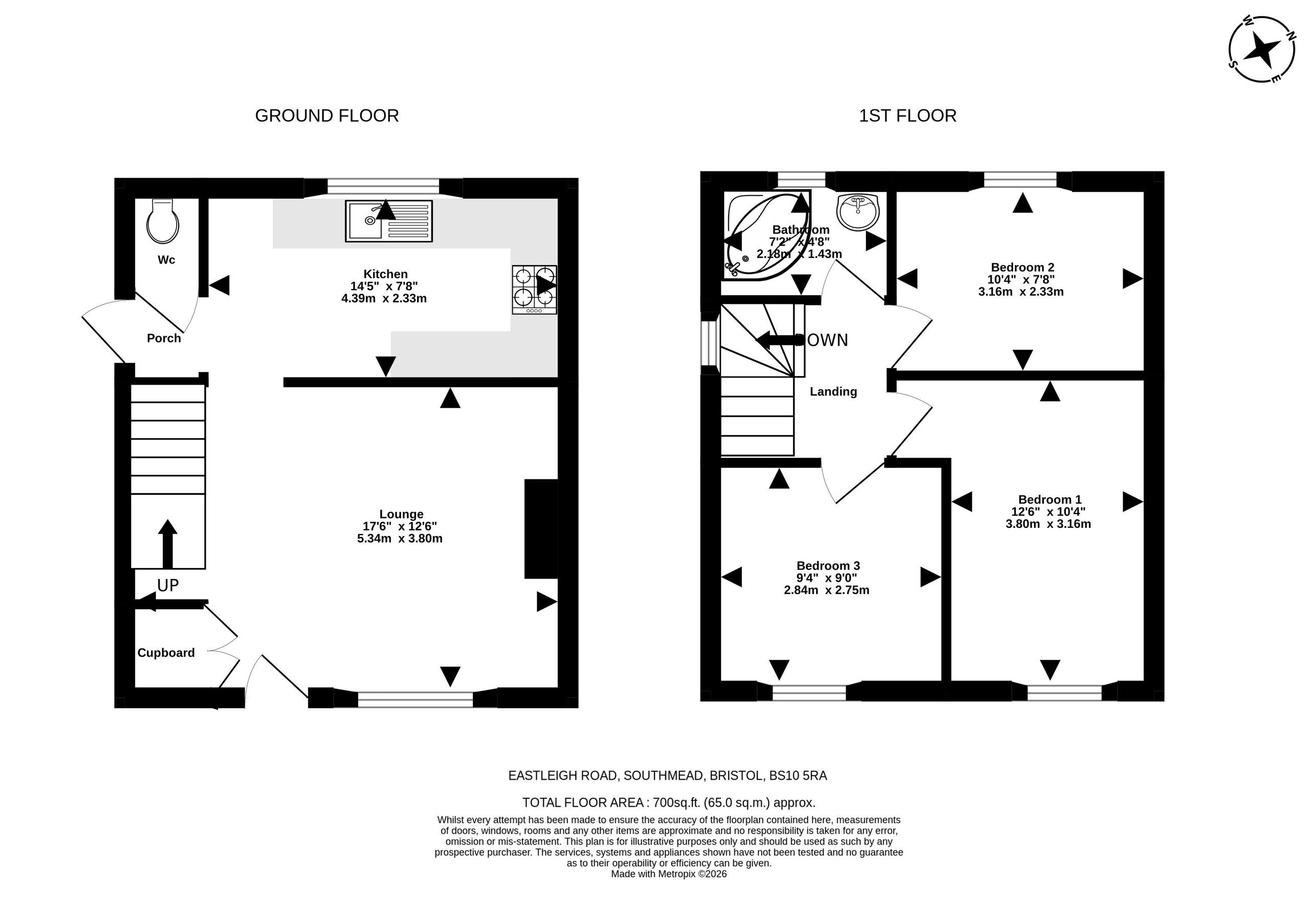 7 Eastleigh Road, Bristol floorplan