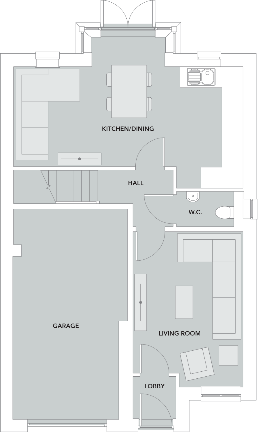 The Glen at Towerburn View, Alnwick floorplan