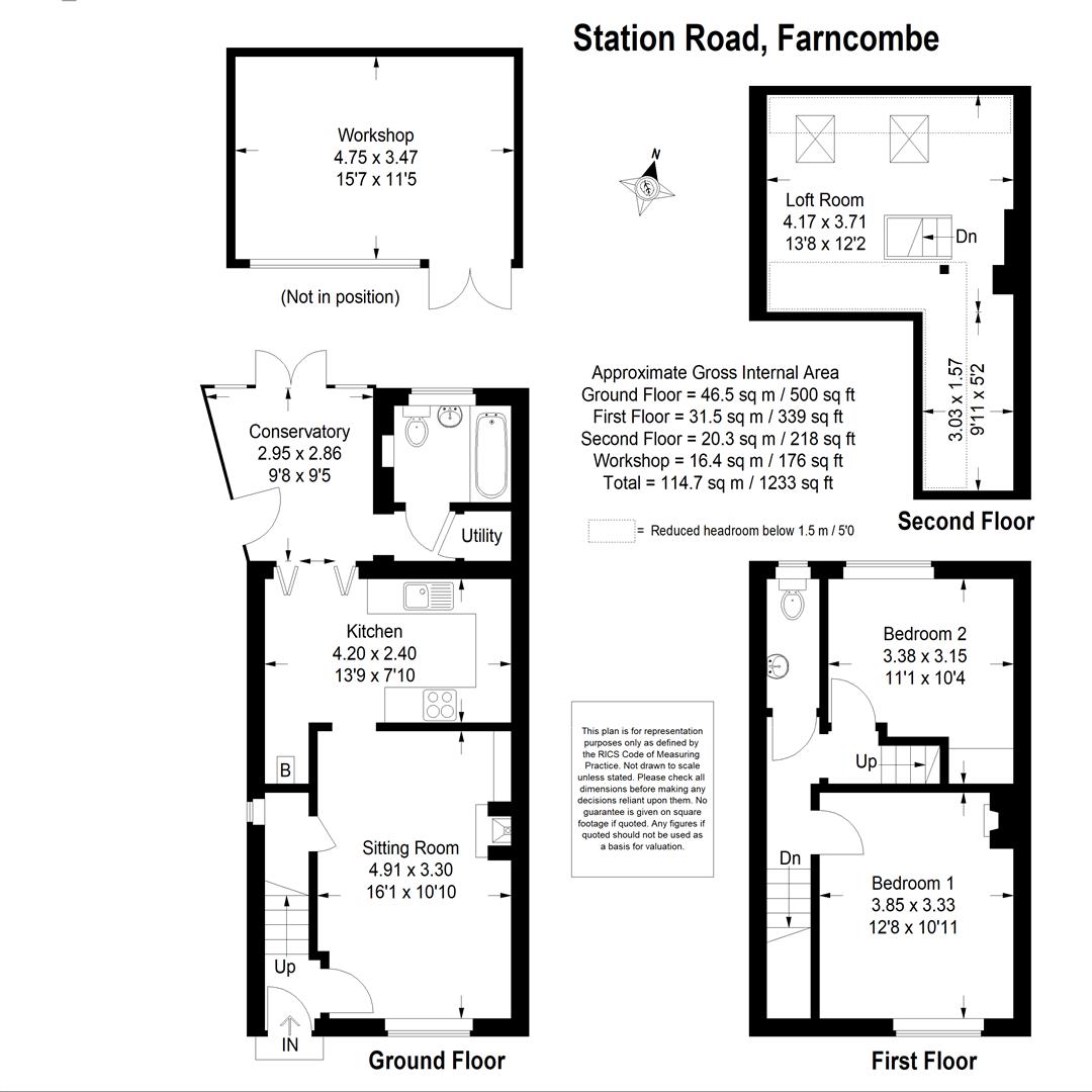 21, Station Road, Farncombe floorplan