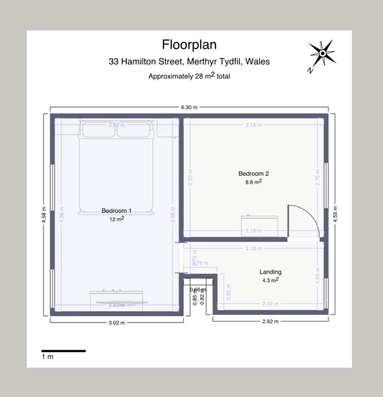 33, Hamilton Street, Merthyr Tydfil floorplan