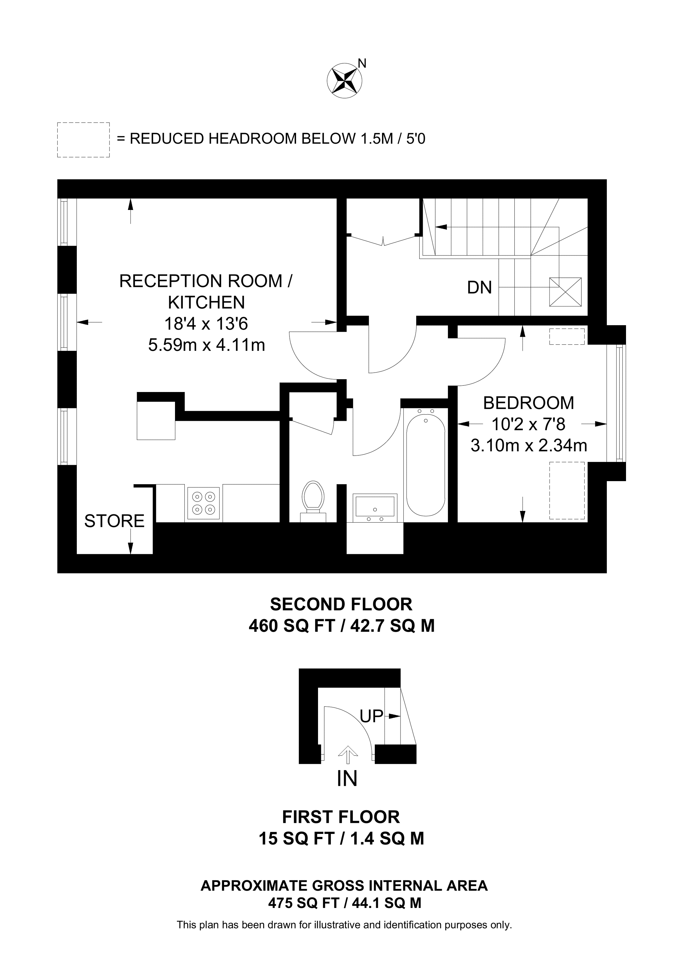 Rosslyn Hill, Hampstead, London, NW3 floorplan