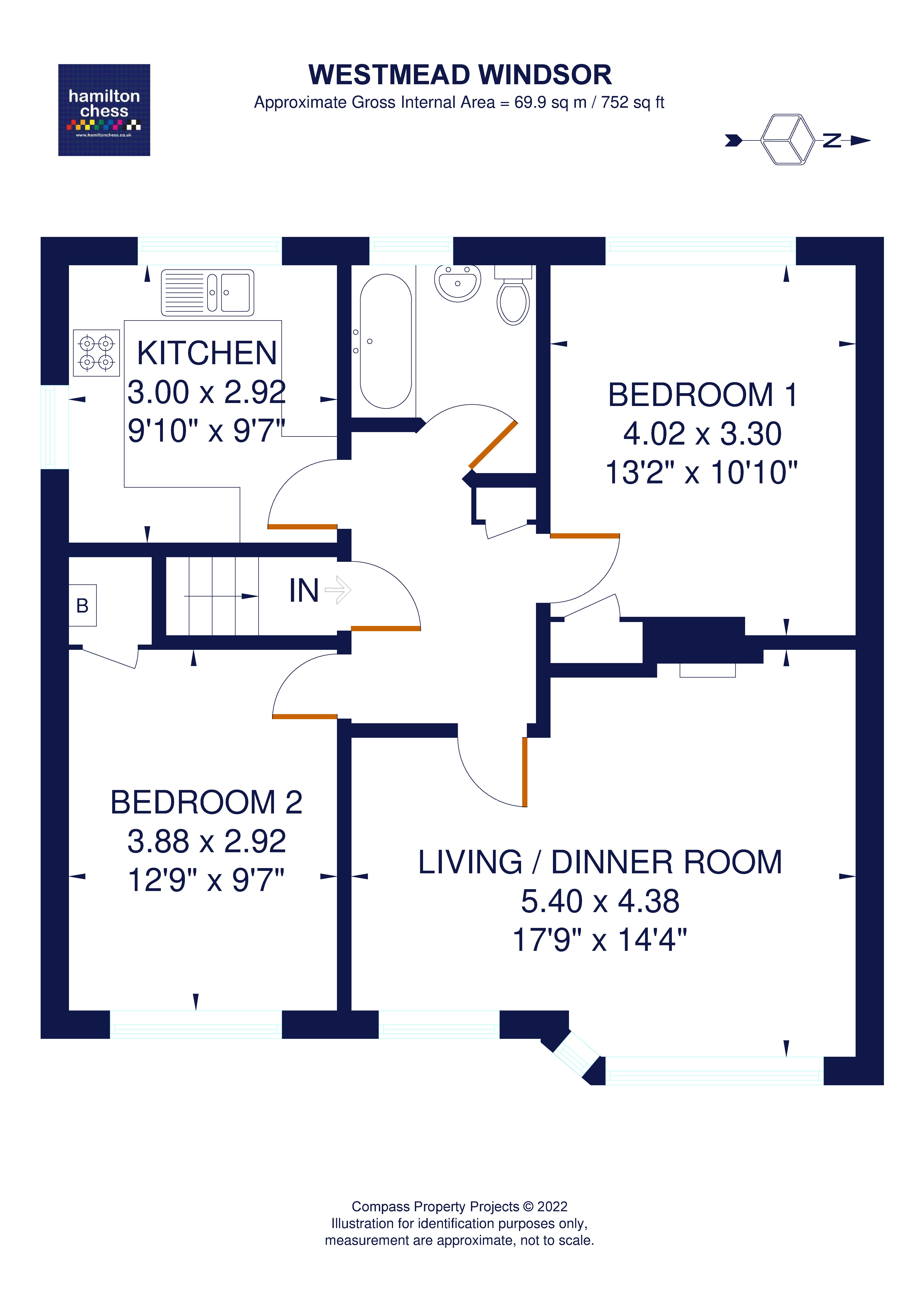 Westmead, Windsor, Berkshire SL4, 2 bedroom flat for sale 61239202