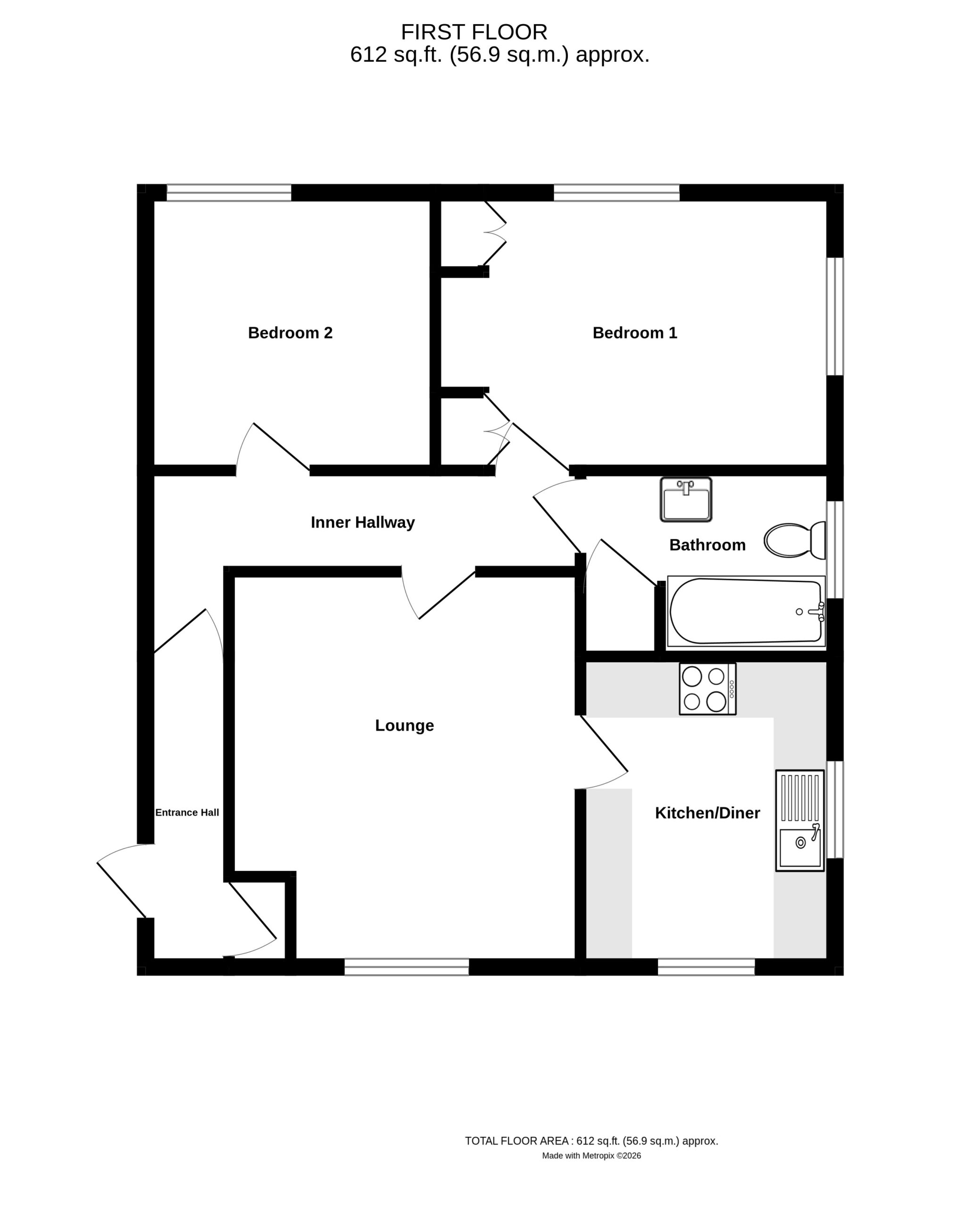 7, Les Caches Court, St Martin's floorplan