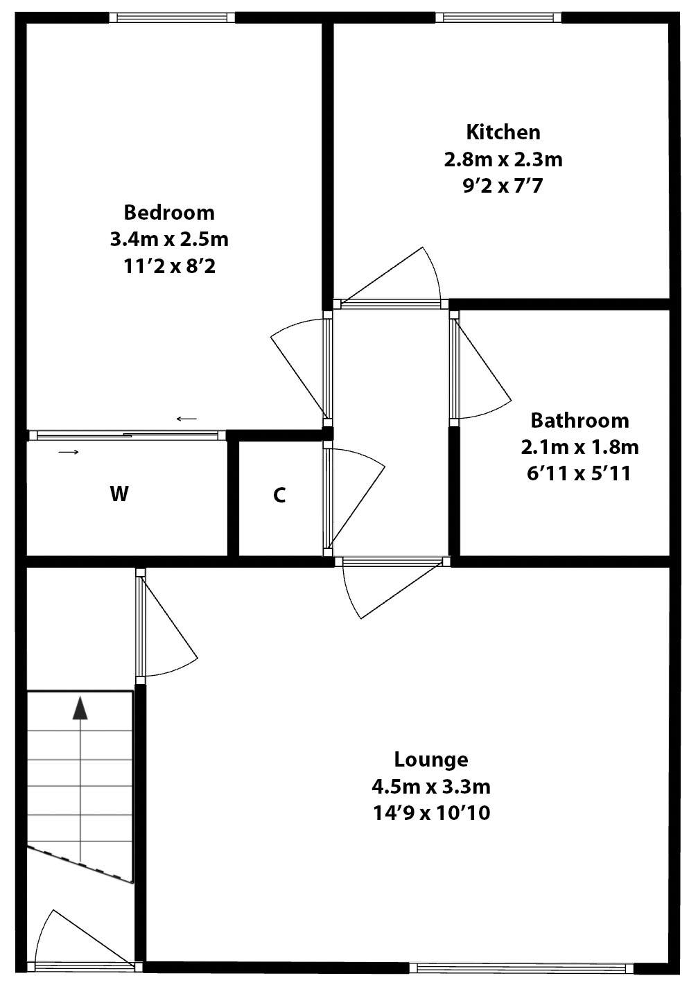 119 Bellshill Road, Motherwell floorplan