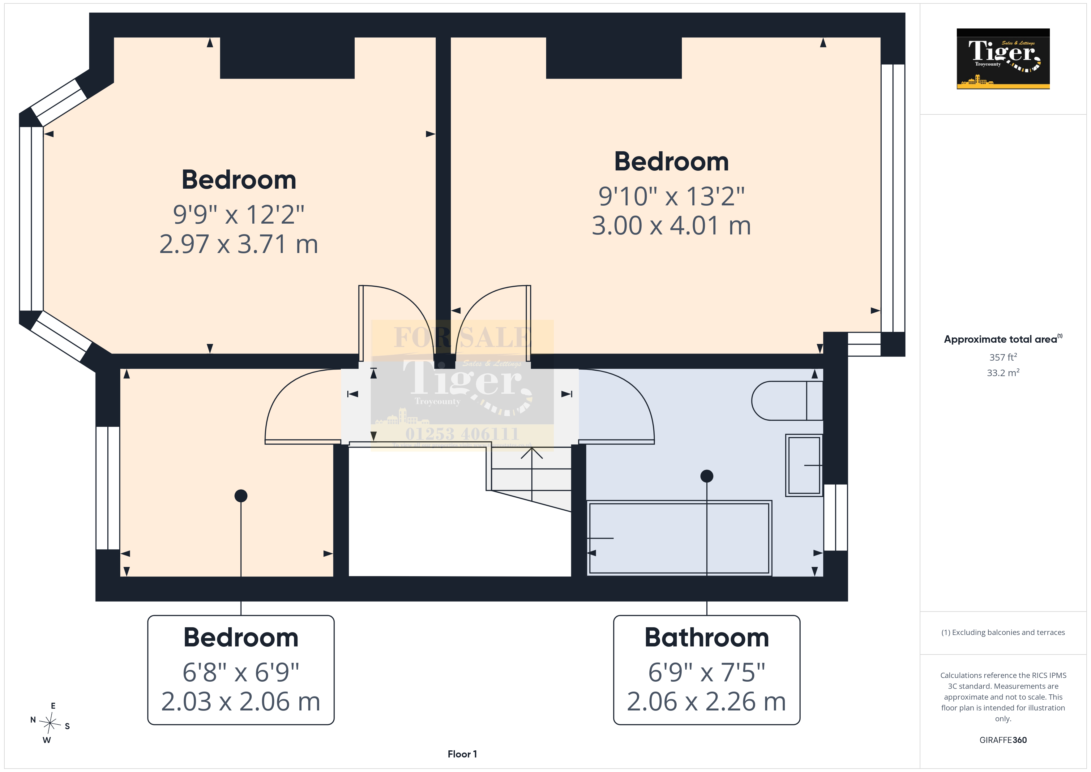 Bloomfield Road, Blackpool floorplan