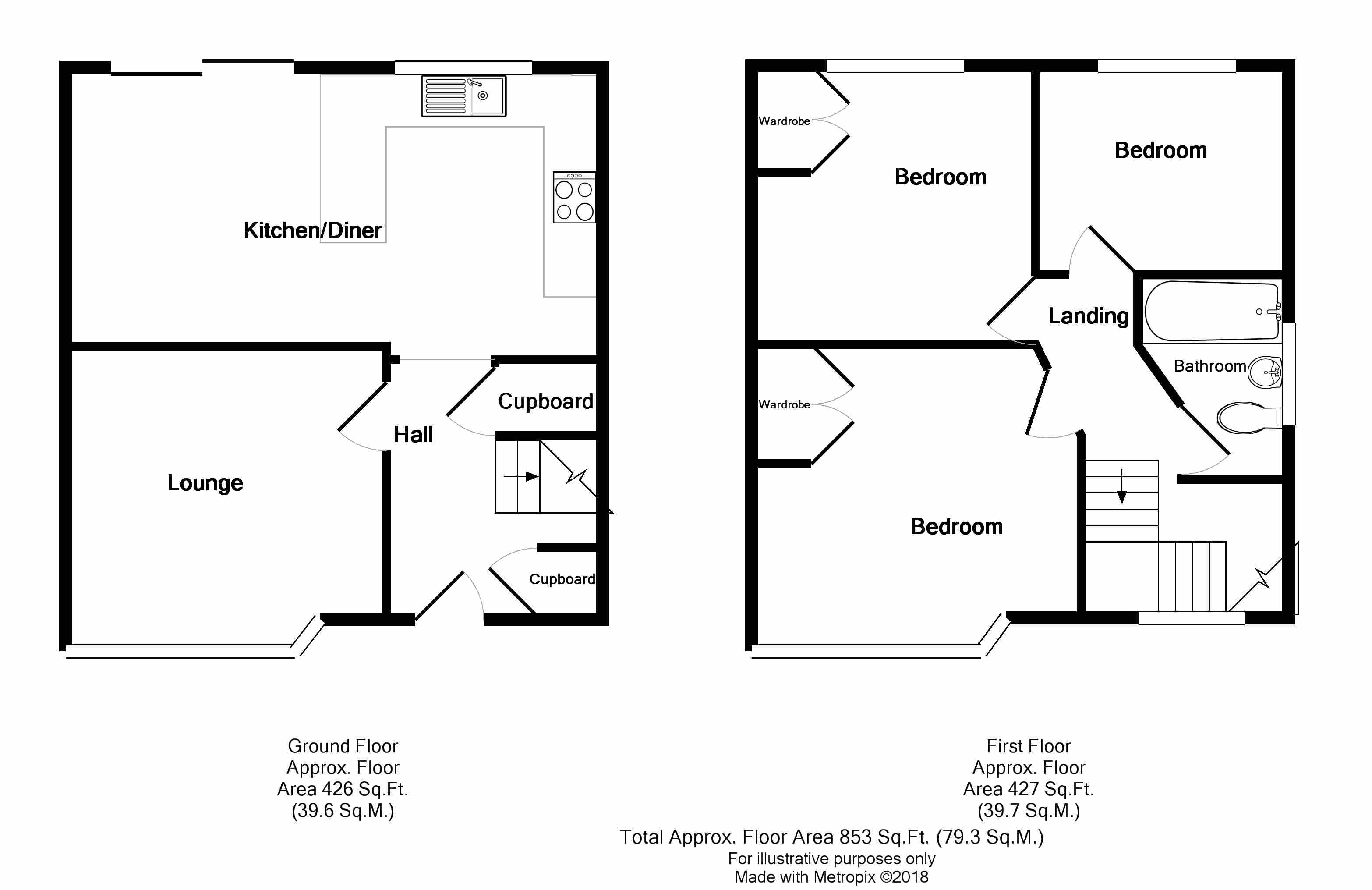 52, Boston Road, Bristol floorplan
