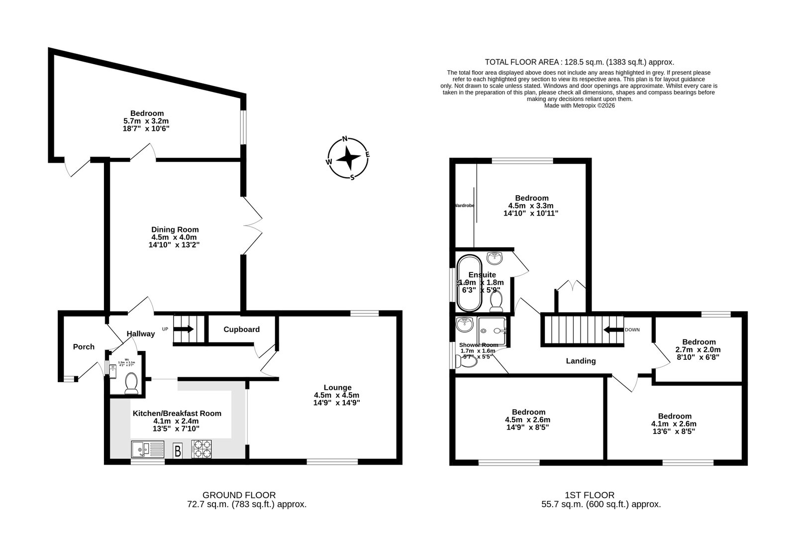 58, Vine Close, Ramsgate floorplan