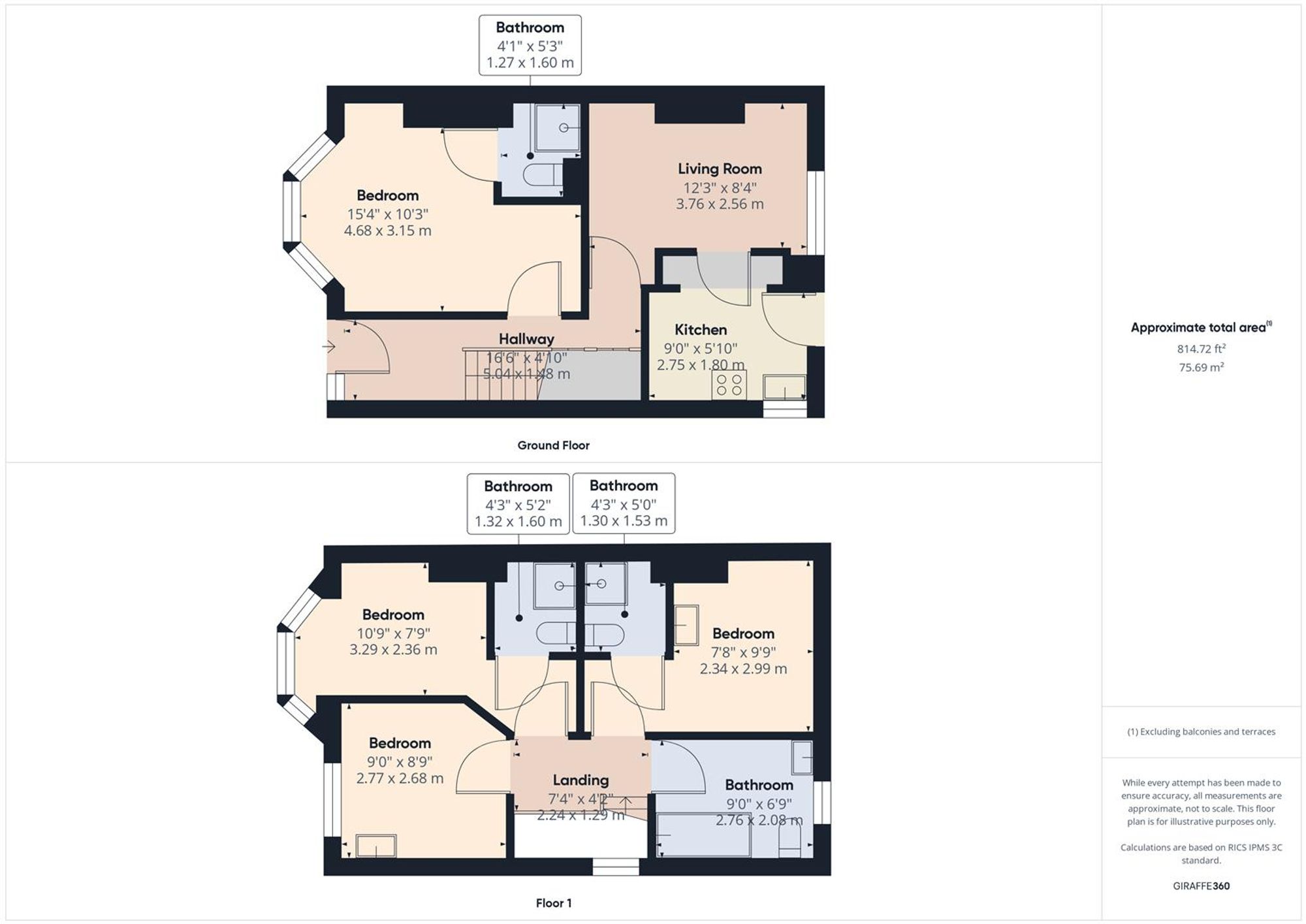 1 Raglan Road, Morecambe floorplan