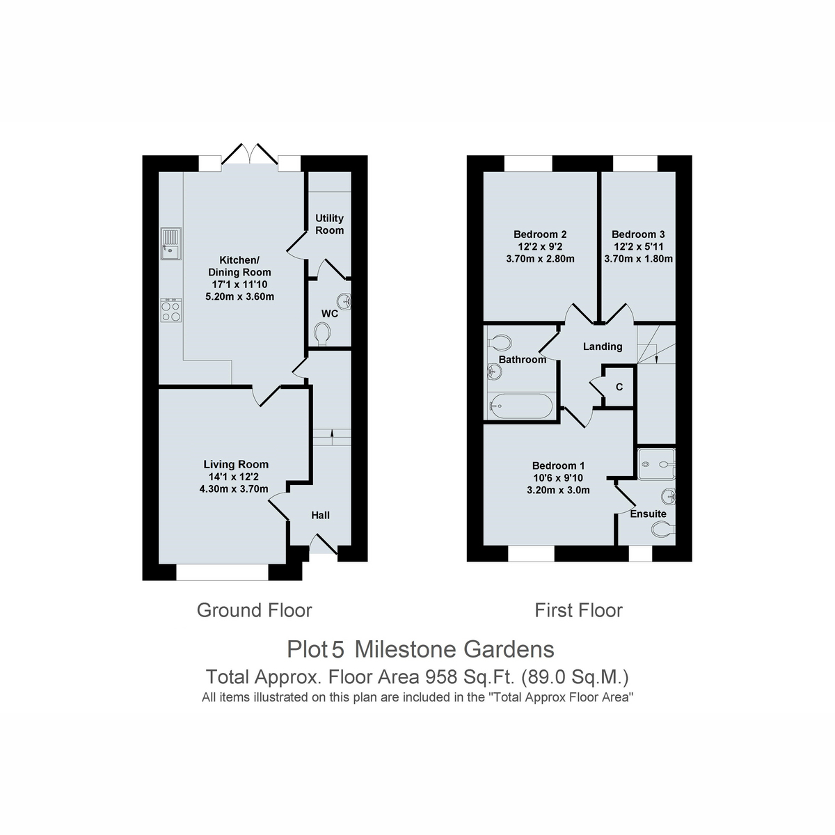 Plot 5 Milestone Gardens, 52a Black Bourton Road, Carterton floorplan