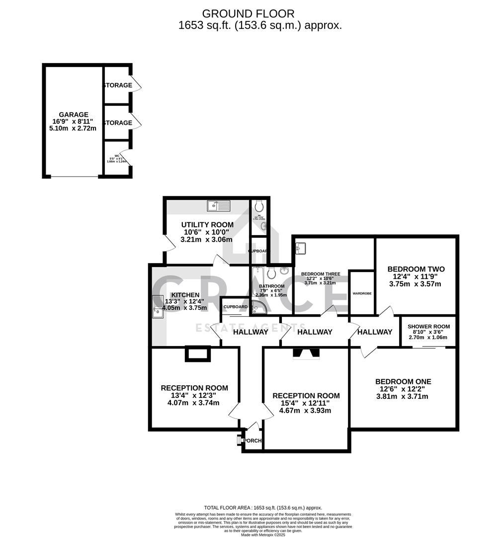 The Den, Rogues Lane, Pettistree floorplan
