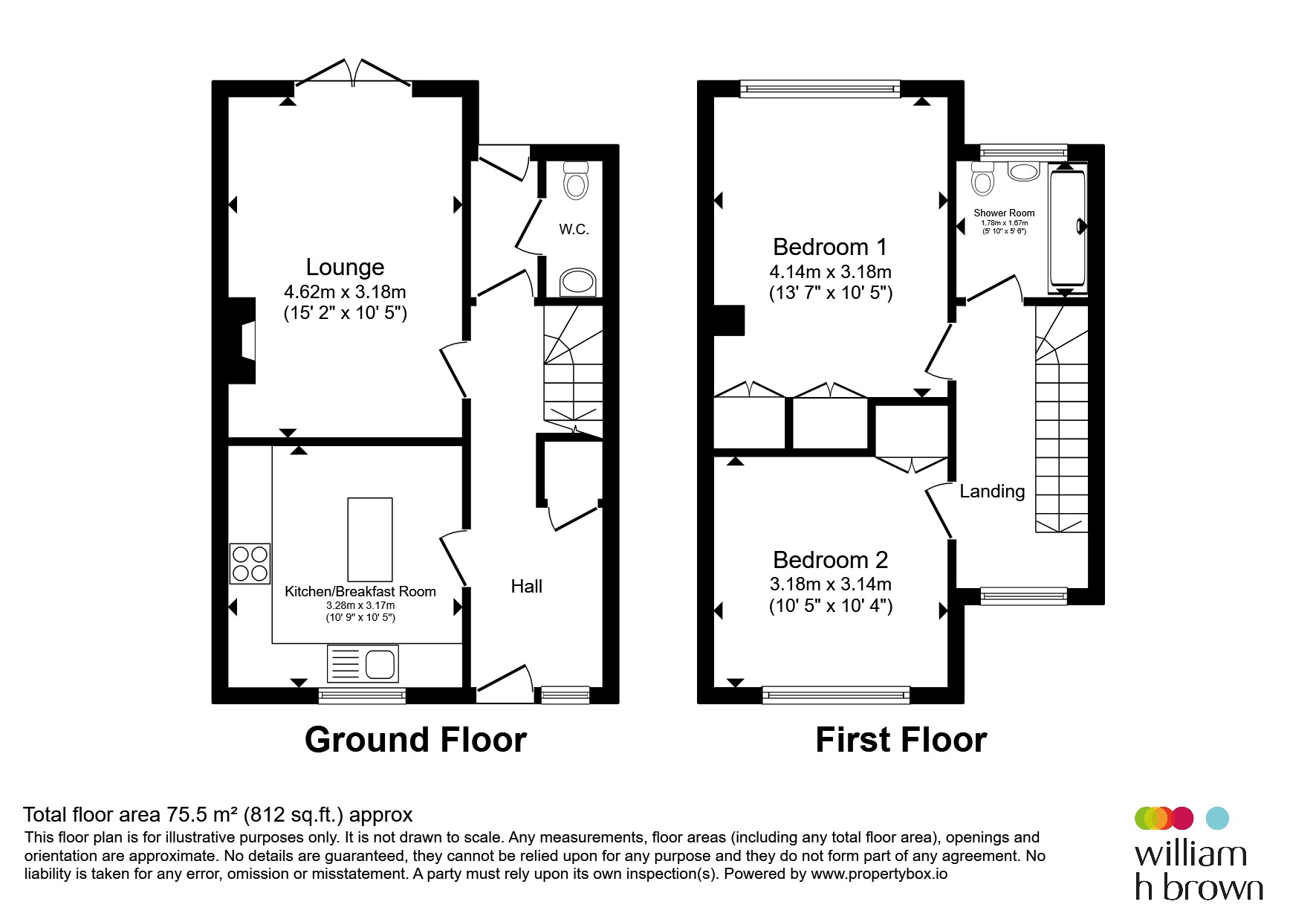 106, The Paddocks, Stevenage floorplan