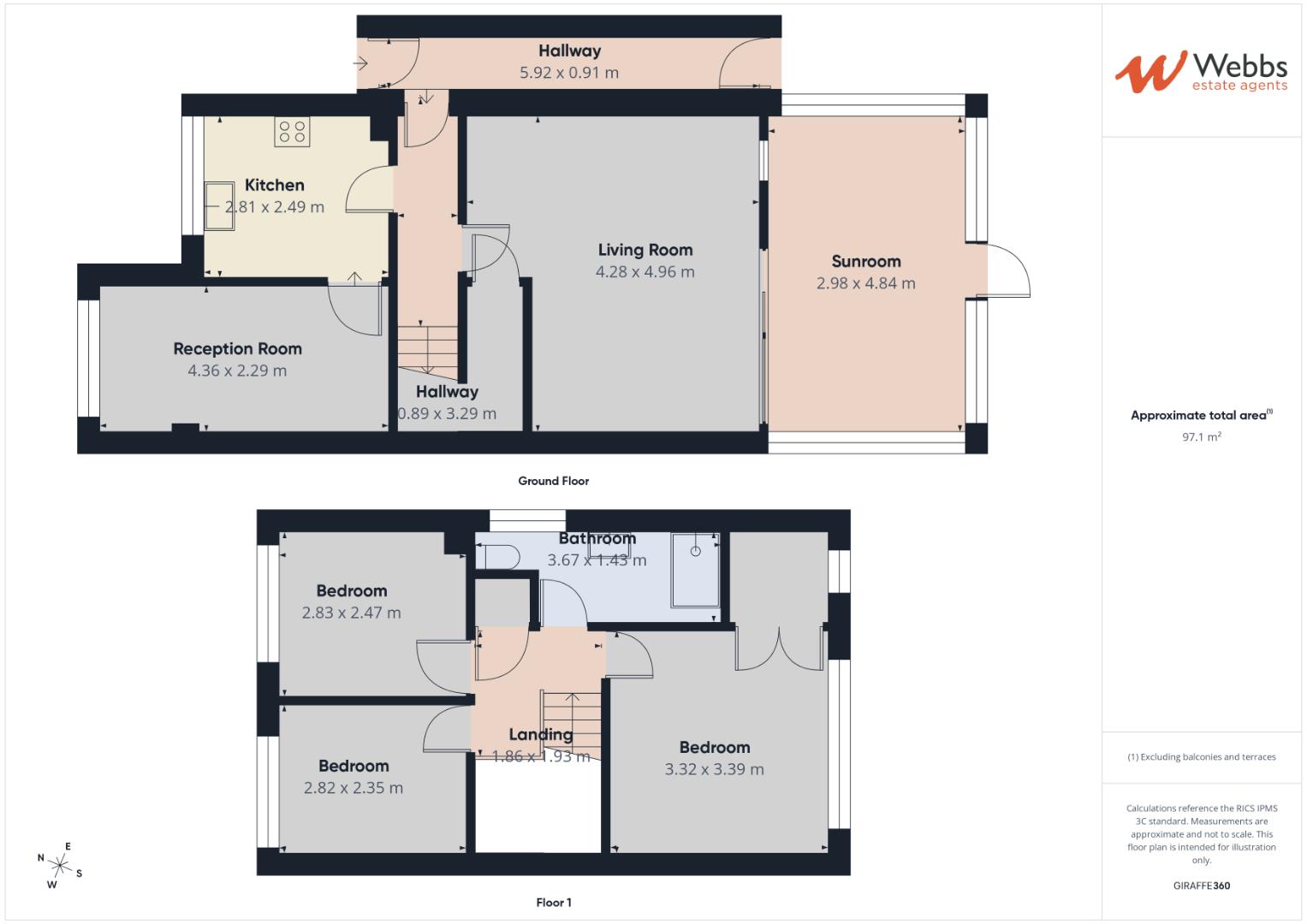 50, School Road, Cannock floorplan