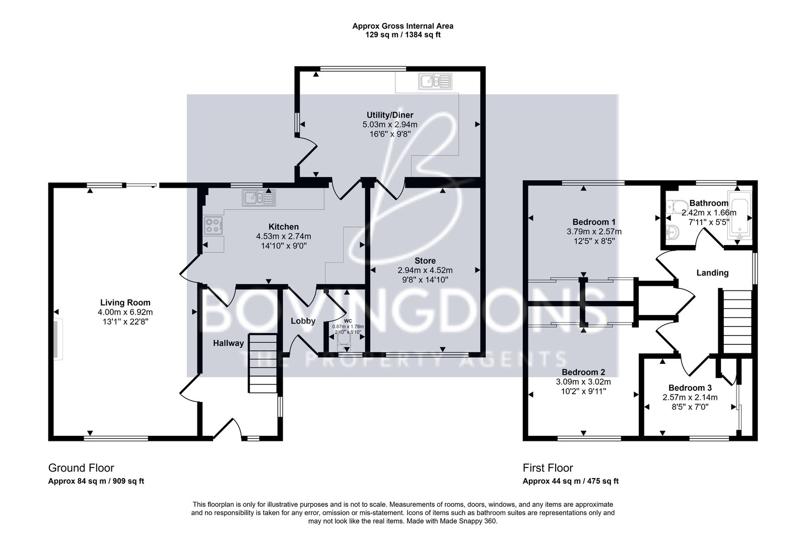 4, Meadow Close, Soham floorplan