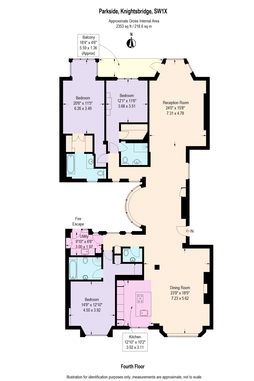 3 Bedrooms Flat to rent in Parkside, Knightsbridge, London SW1X