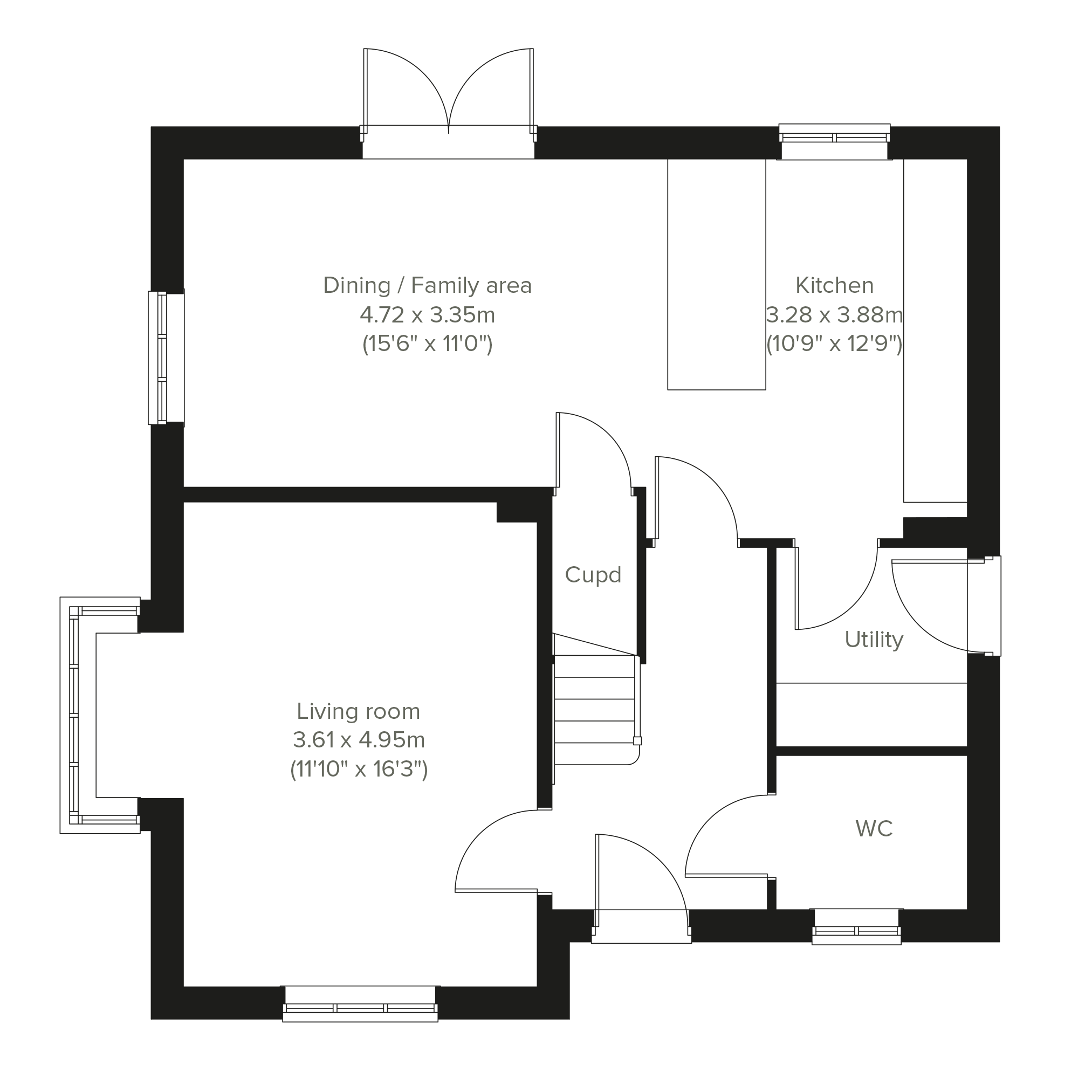 Abbey Road, Leiston floorplan