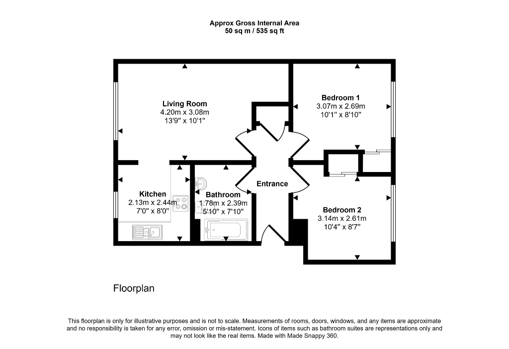 11, Annan Court, East Ayrshire floorplan