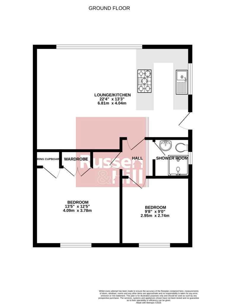 100, West End, Norwich floorplan
