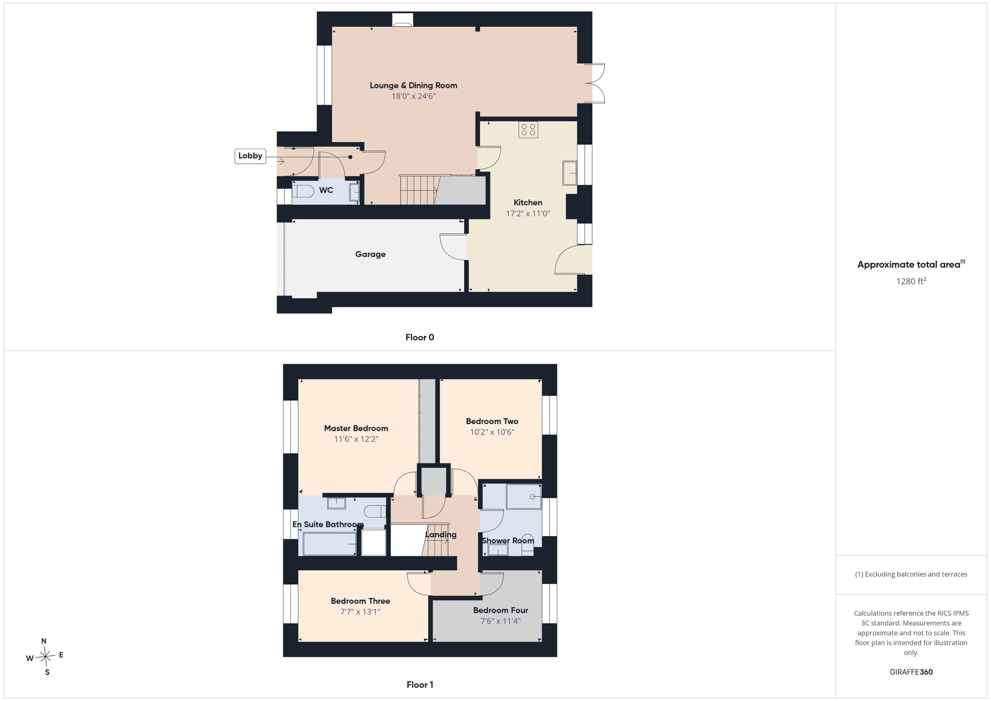 1 Ledbury Drive, Reading floorplan