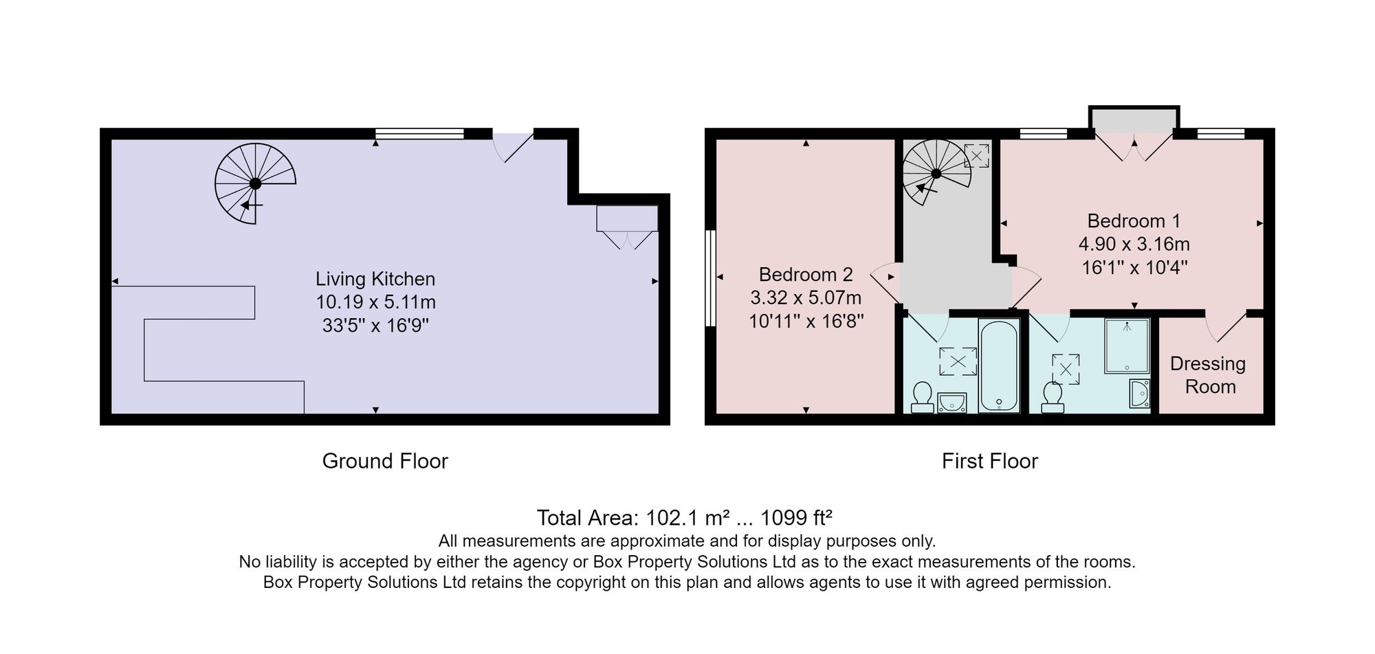 1, 2 & 3 Cambridge Mews, Cambridge Terrace, Harrogate floorplan