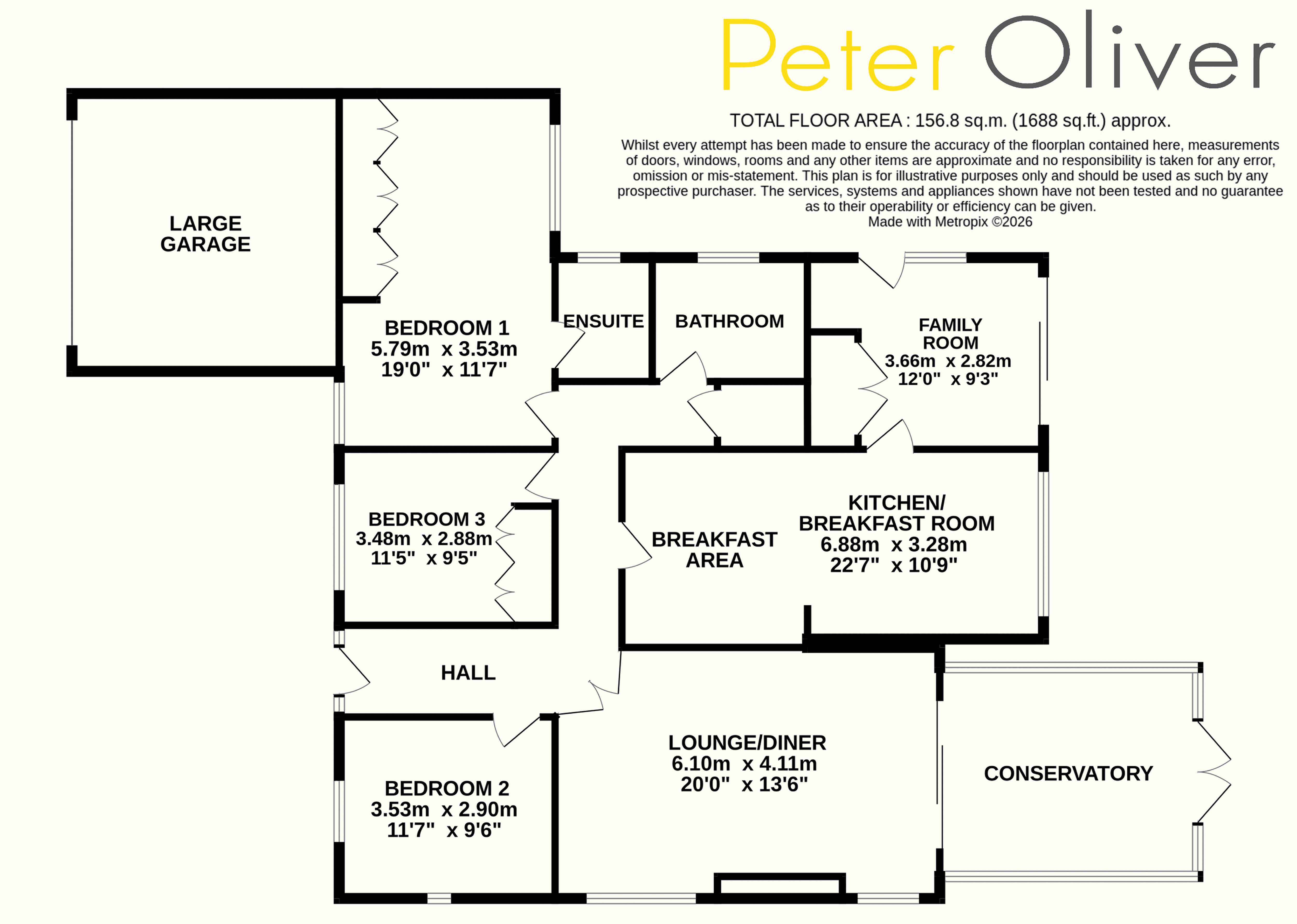 Amberwood, Southview Road, Crowborough floorplan