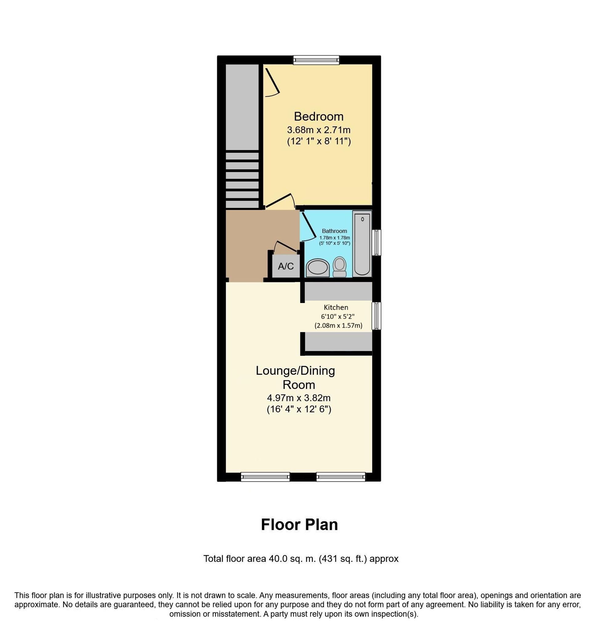 454 Maidstone Road, Chatham floorplan