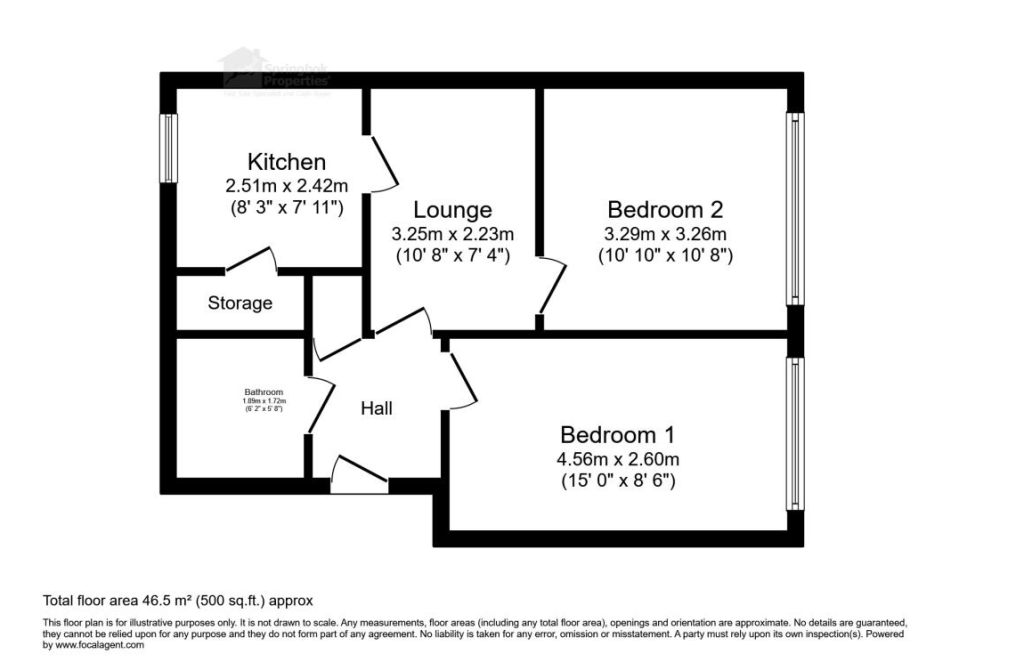 12 Oakleigh Court, Avenue Road, Southall floorplan