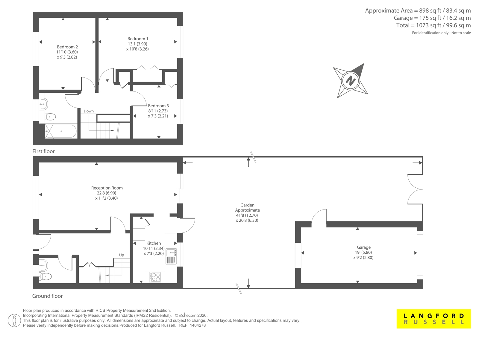 22, Juniper Walk, Swanley floorplan