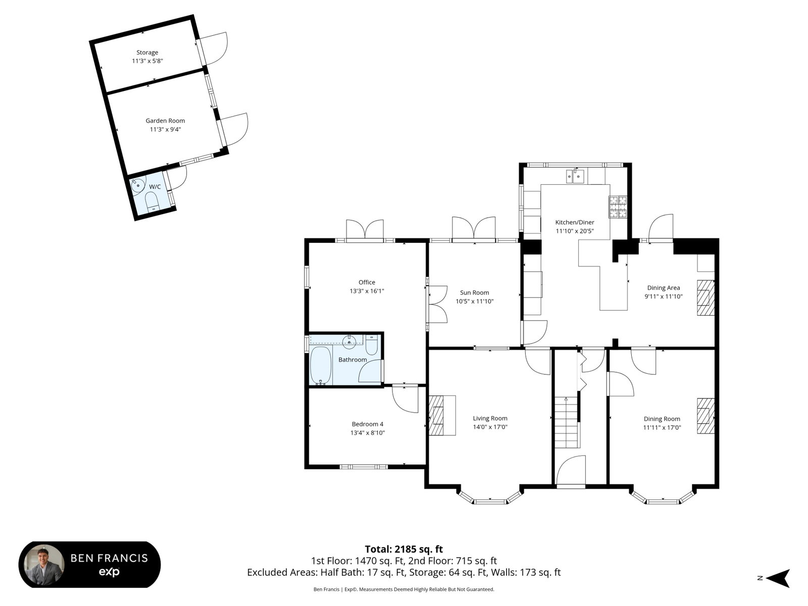 Vine Cottage, High Street, Huntingdon floorplan