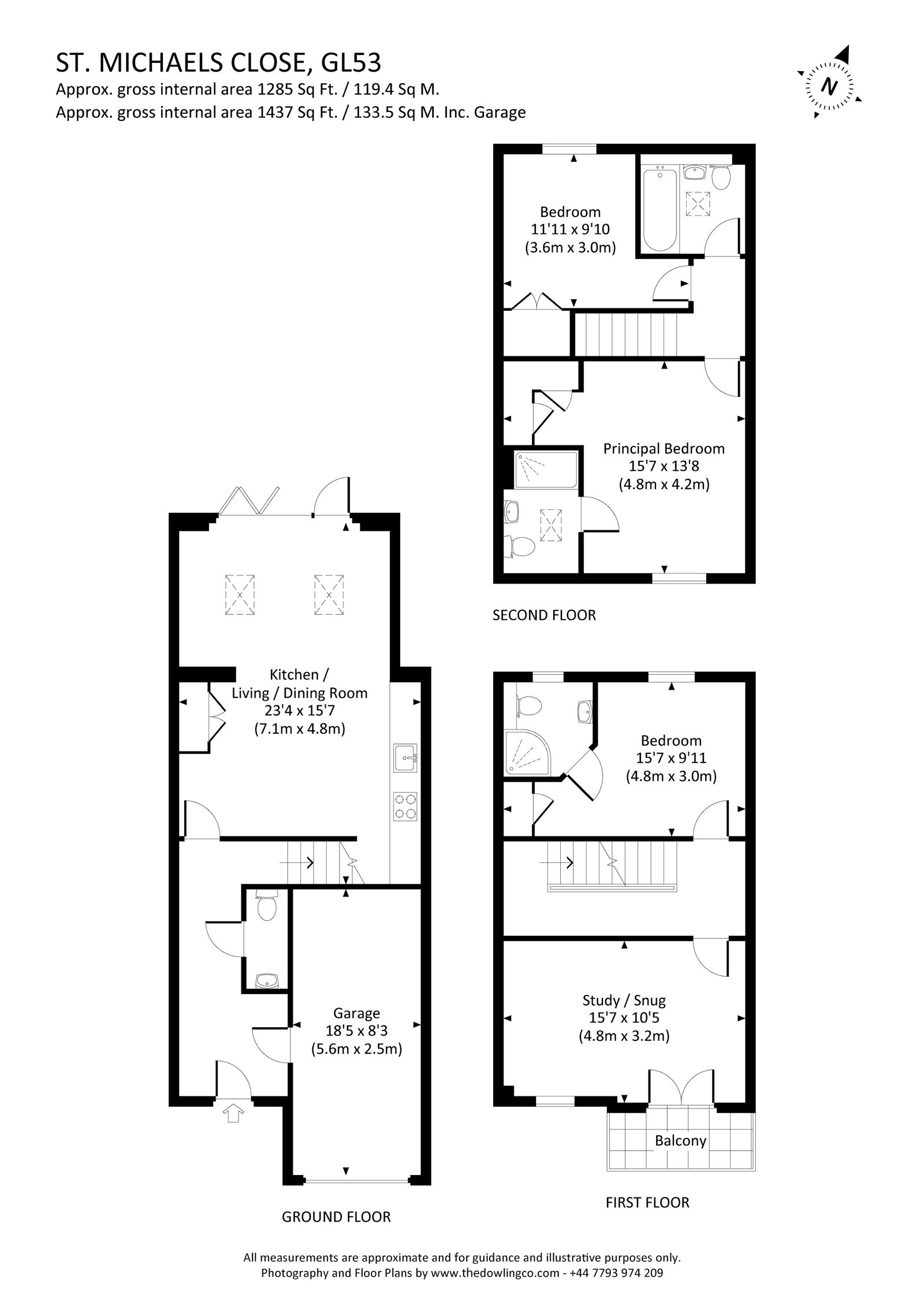 17, St. Michaels Close, Cheltenham floorplan