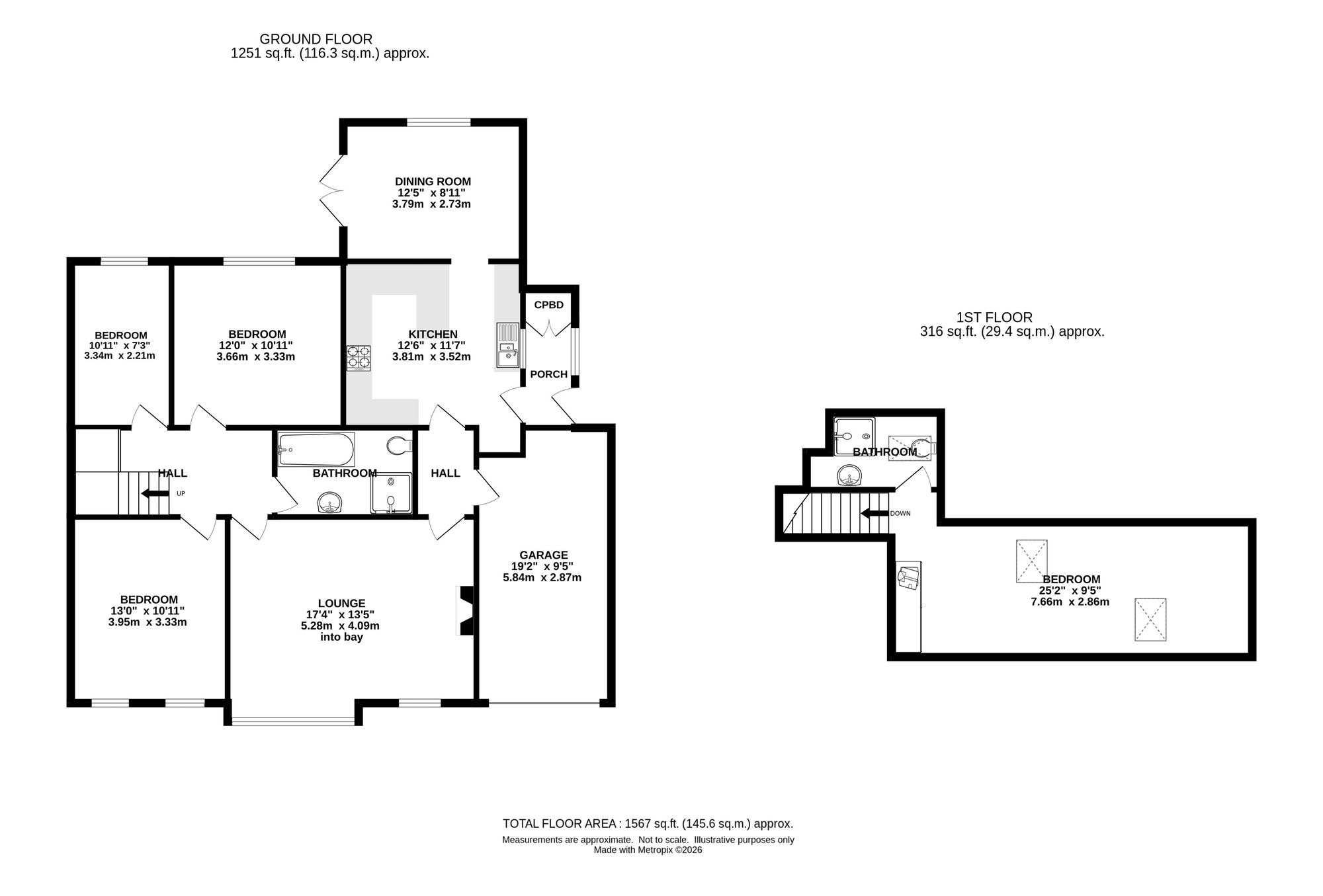 9 Heyworth Road, High Peak floorplan