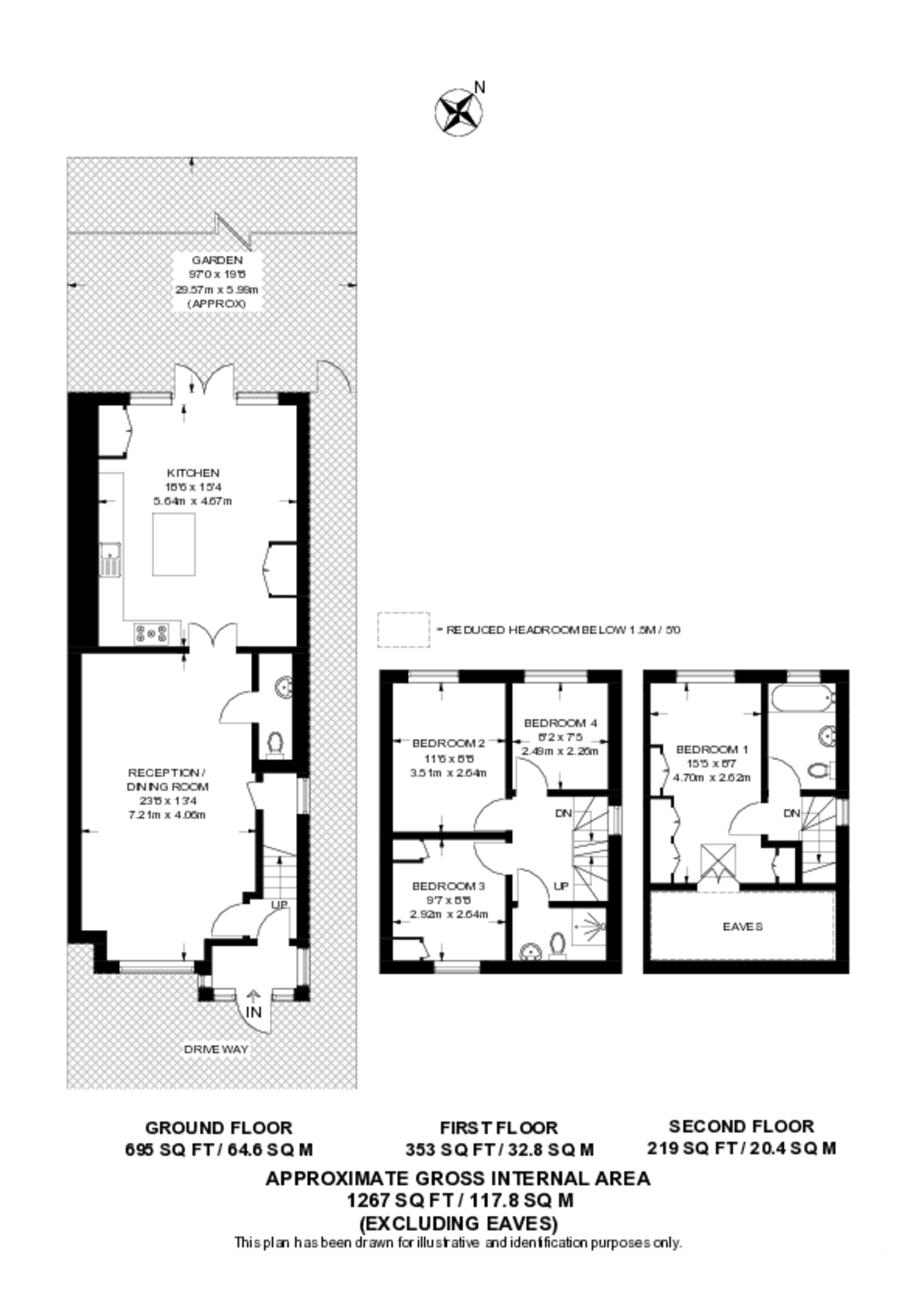 Brinkley Road, Worcester Park floorplan