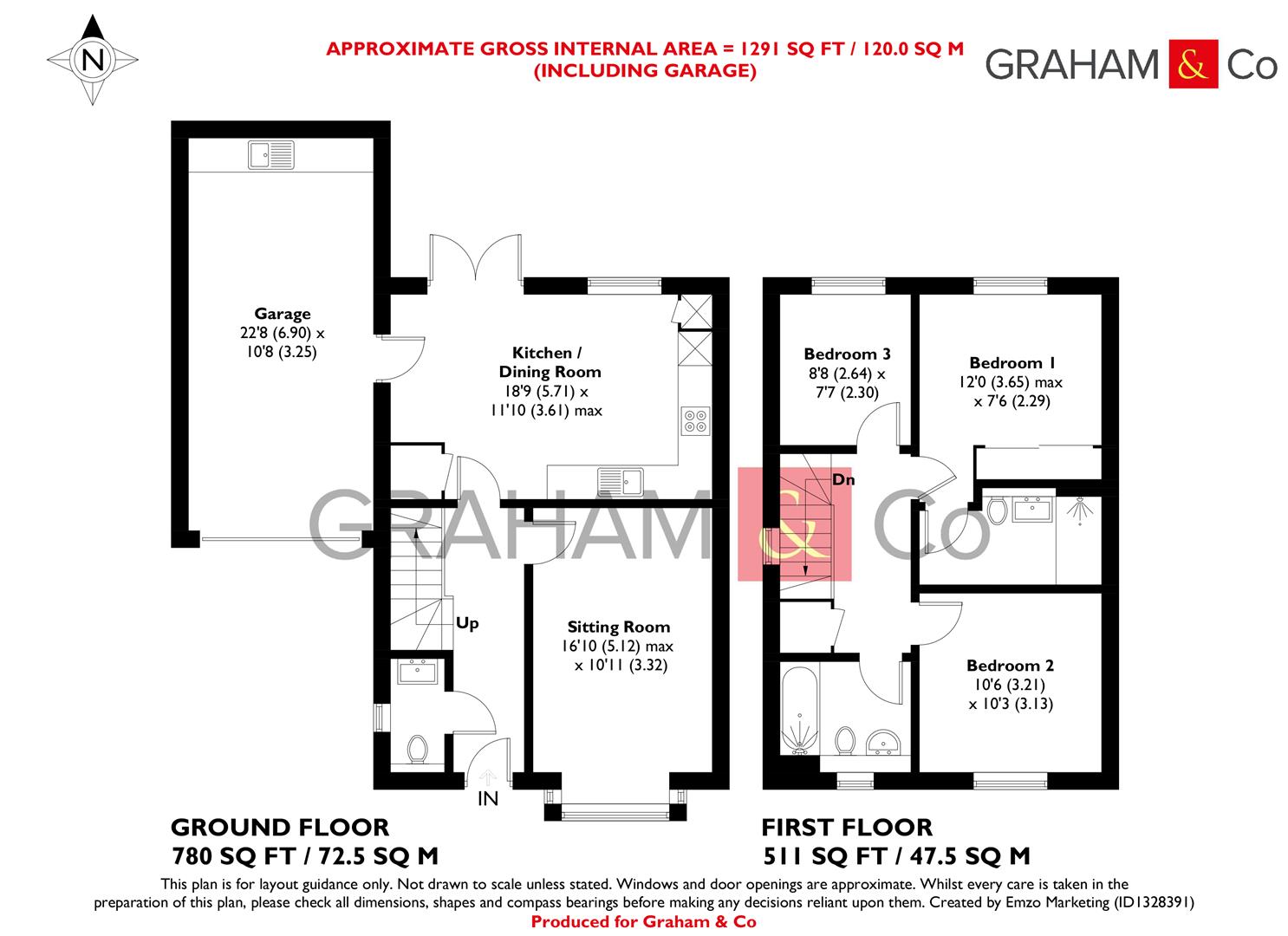12, Sheep Fair Lane, Basingstoke floorplan